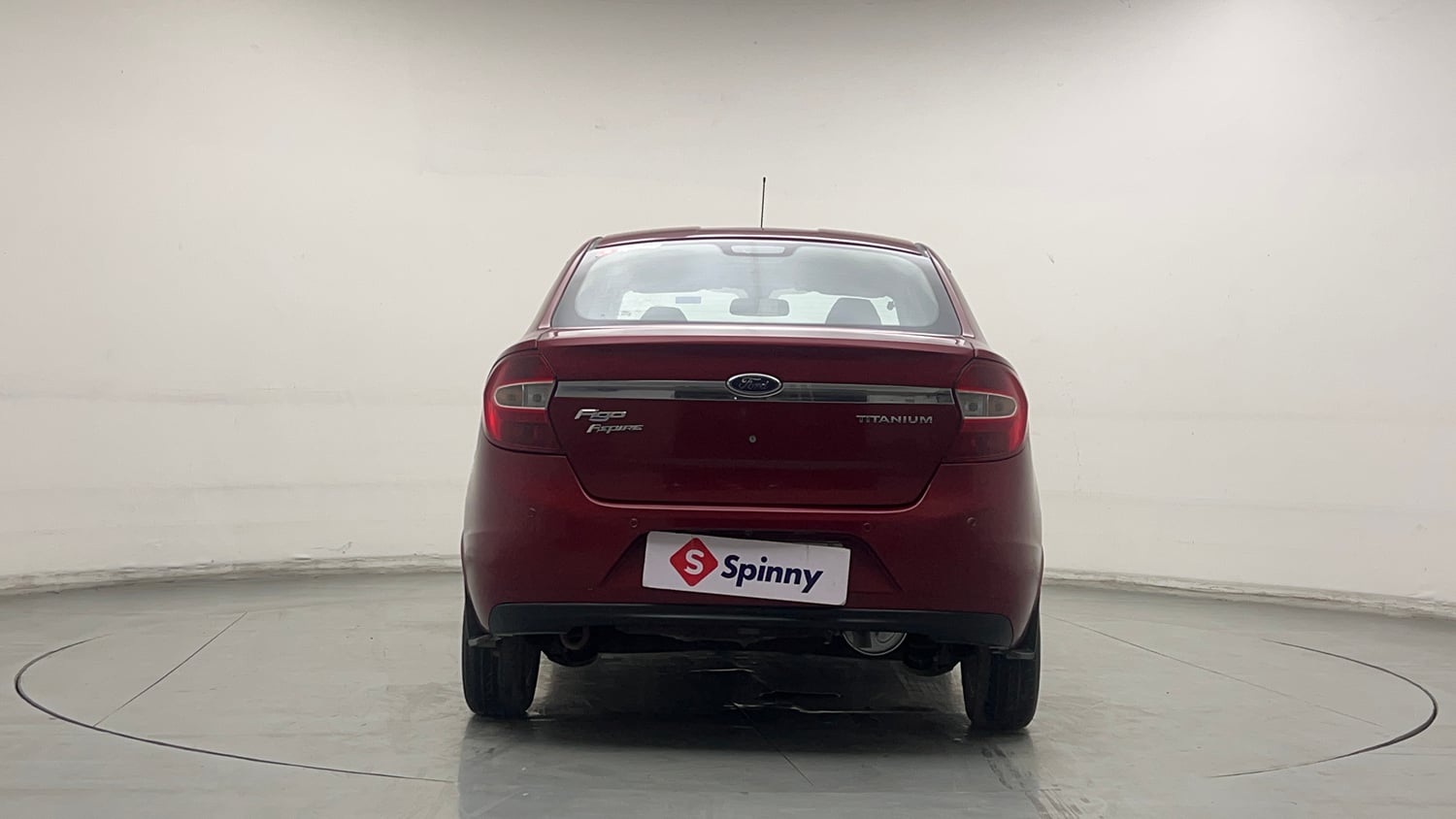 Used 2017 Ford Figo Aspire Titanium 1.2 Ti-VCT Petrol Manual exterior BACK VIEW