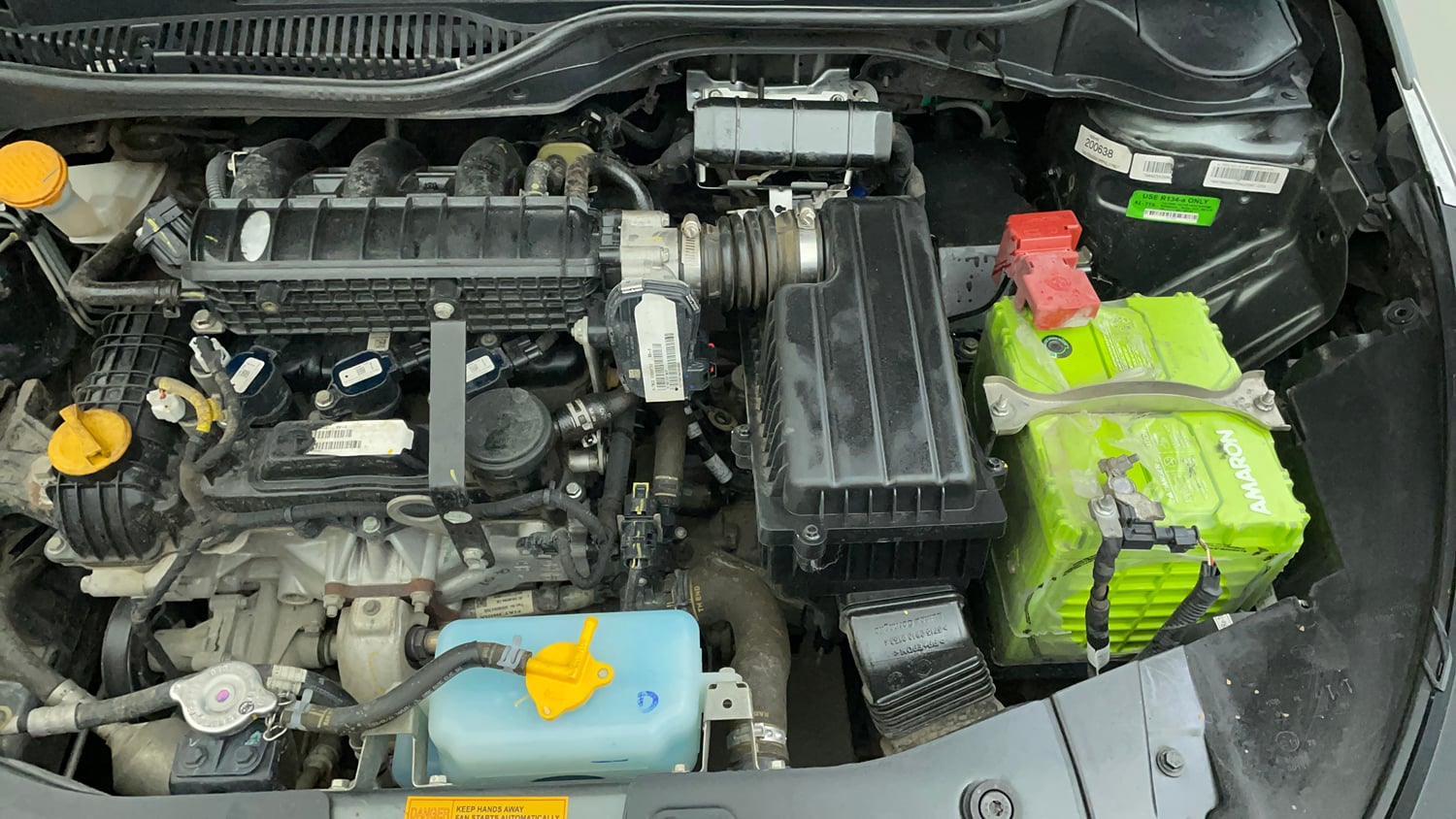 Used 2023 Tata Altroz XZ Plus (S) Petrol Manual engine ENGINE LEFT SIDE VIEW