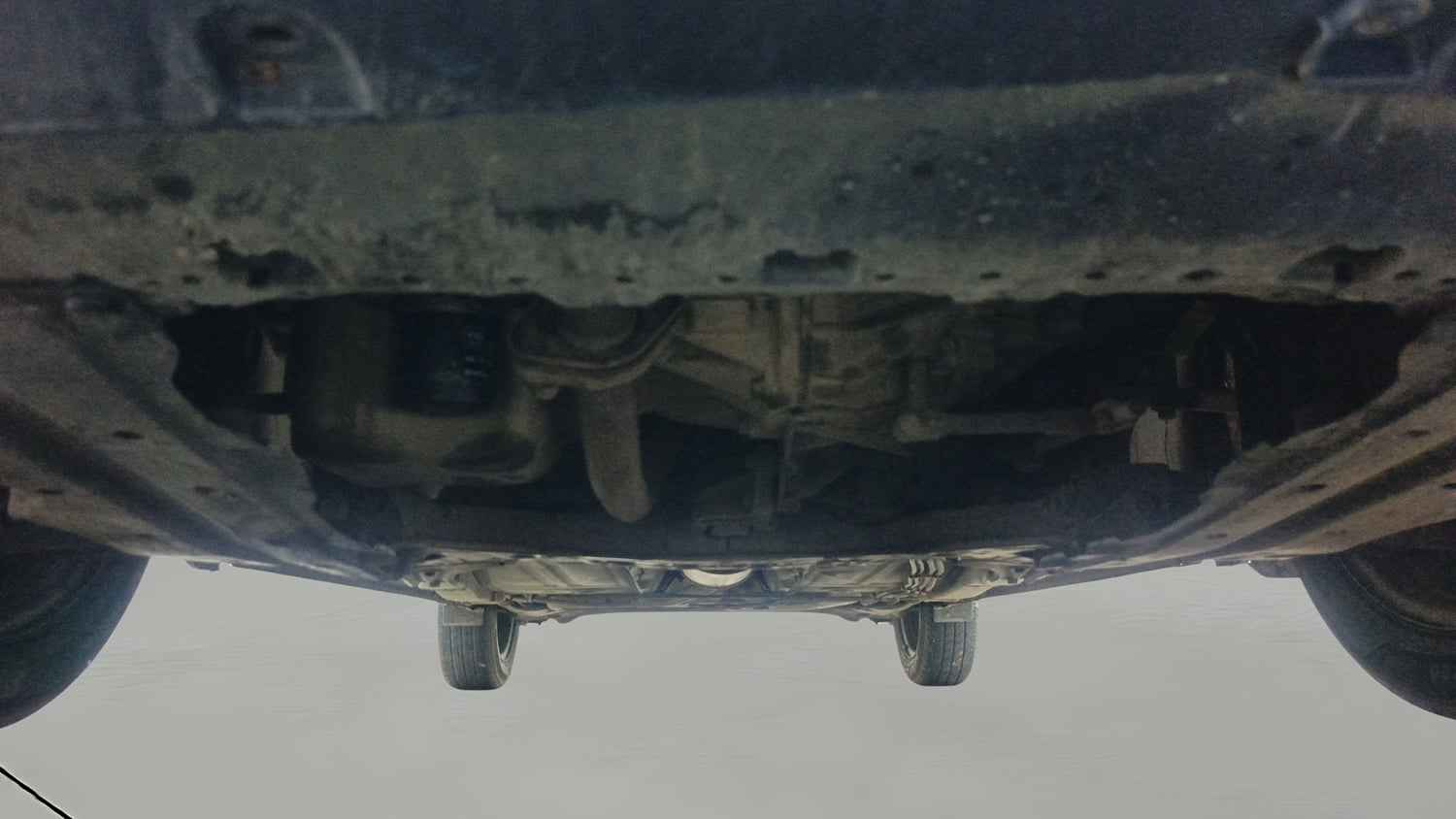 Used 2019 Maruti Suzuki Baleno Delta Petrol Manual extra FRONT LEFT UNDERBODY VIEW