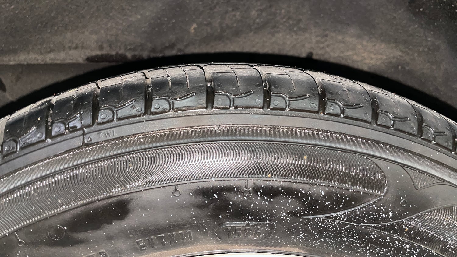 Used 2018 Hyundai Eon Sportz Petrol Manual tyres RIGHT REAR TYRE TREAD VIEW
