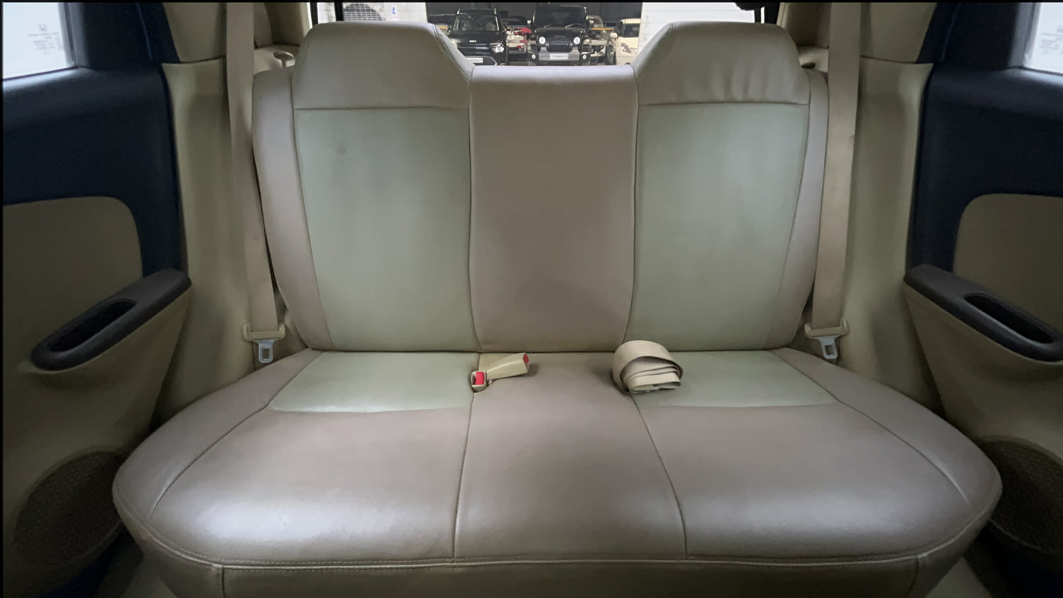 Used 2013 Honda Brio V MT Petrol Manual interior REAR SEAT CONDITION VIEW