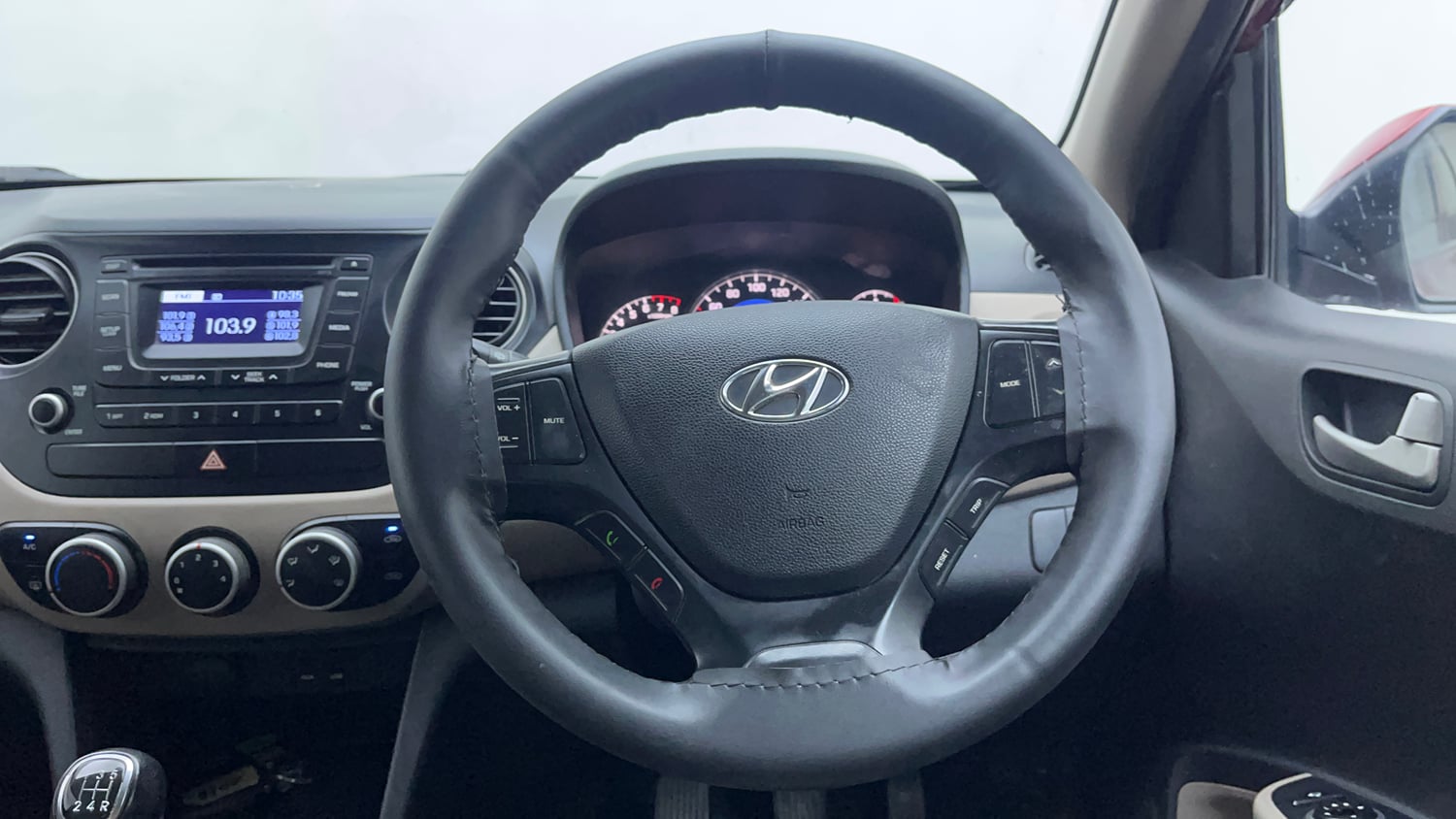 Used 2014 Hyundai Grand i10 Asta 1.2 Kappa VTVT Petrol Manual interior STEERING VIEW