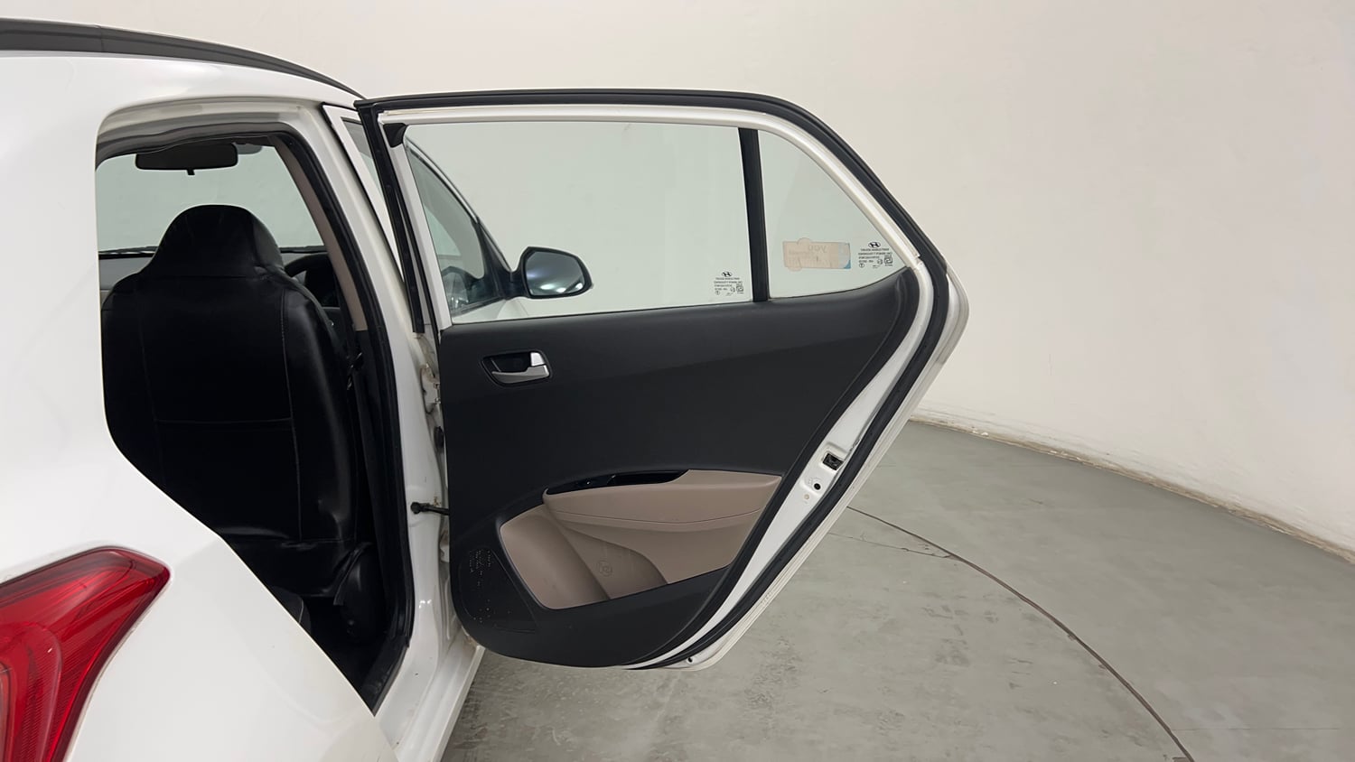 Used 2014 Hyundai Grand i10 Asta AT 1.2 Kappa VTVT Petrol Automatic interior RIGHT REAR DOOR OPEN VIEW