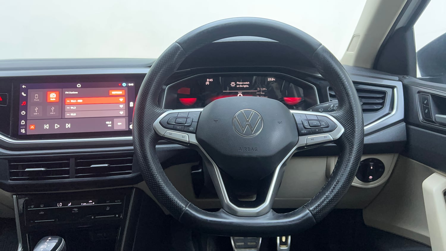 Used 2022 Volkswagen Virtus GT Plus 1.5 TSI EVO DSG Petrol Automatic interior STEERING VIEW