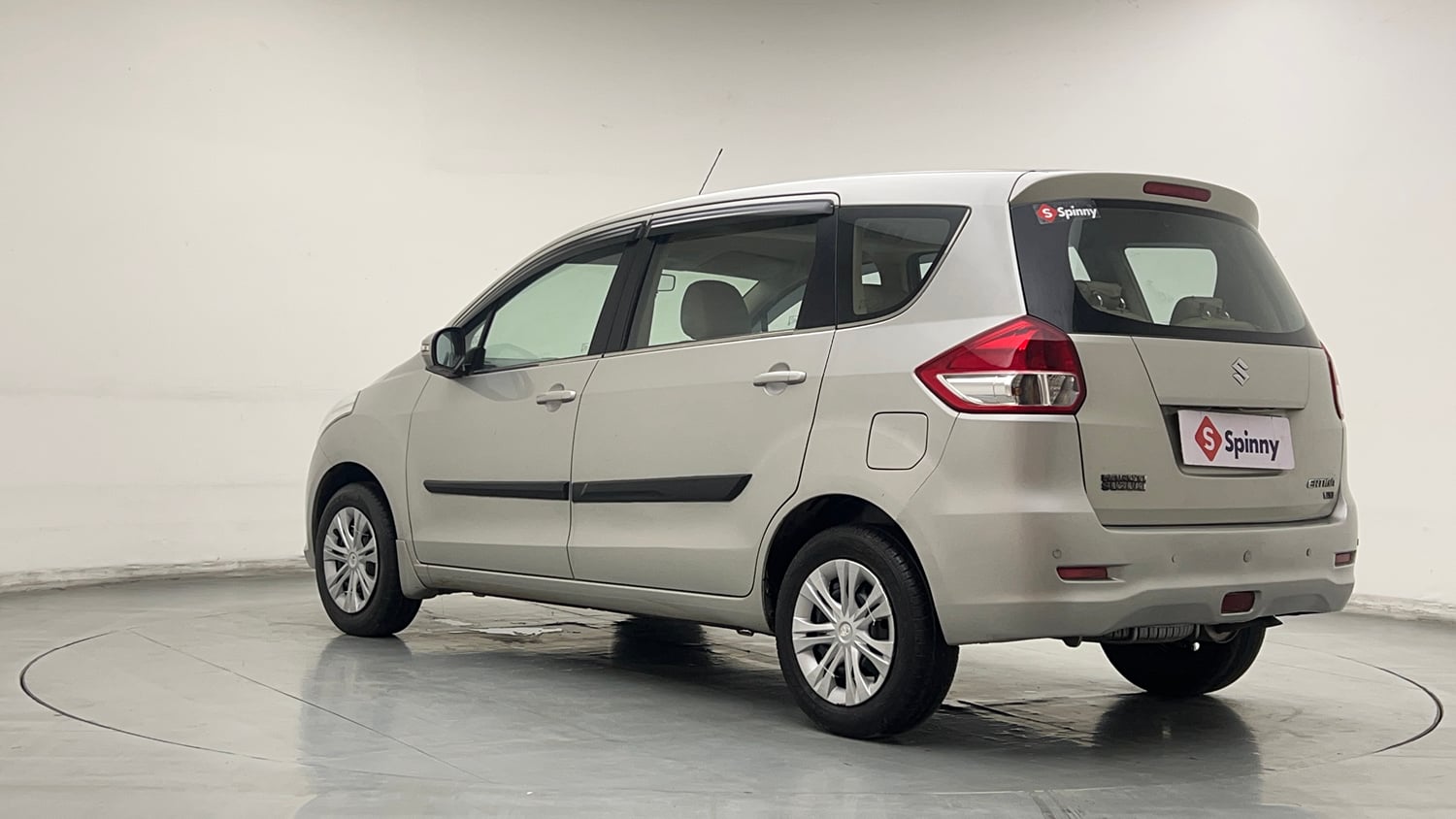Used 2015 Maruti Suzuki Ertiga Vxi Petrol Manual exterior LEFT REAR CORNER VIEW