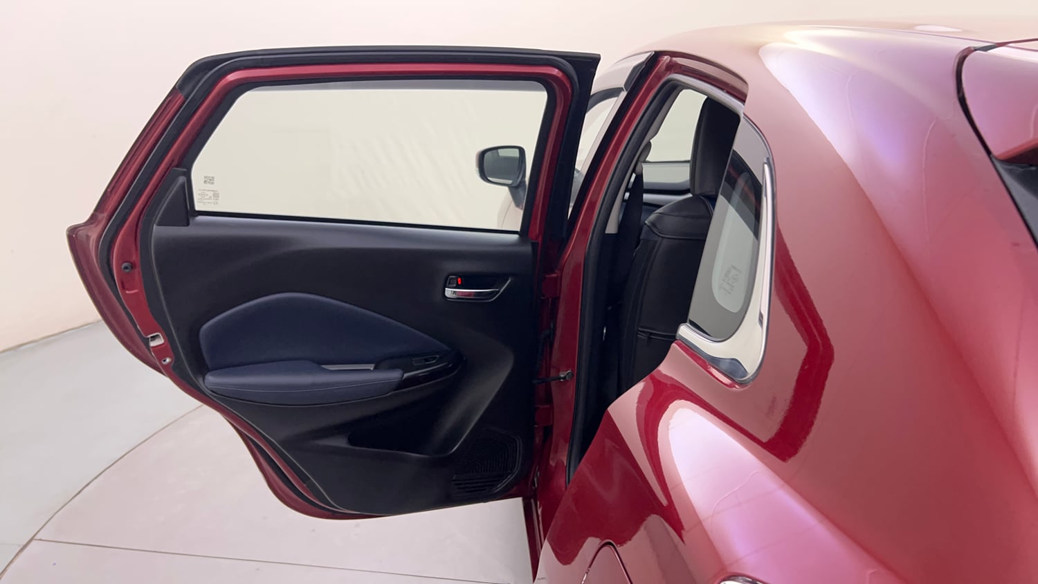 Used 2024 Maruti Suzuki Baleno Zeta AGS Petrol Automatic interior LEFT REAR DOOR OPEN VIEW