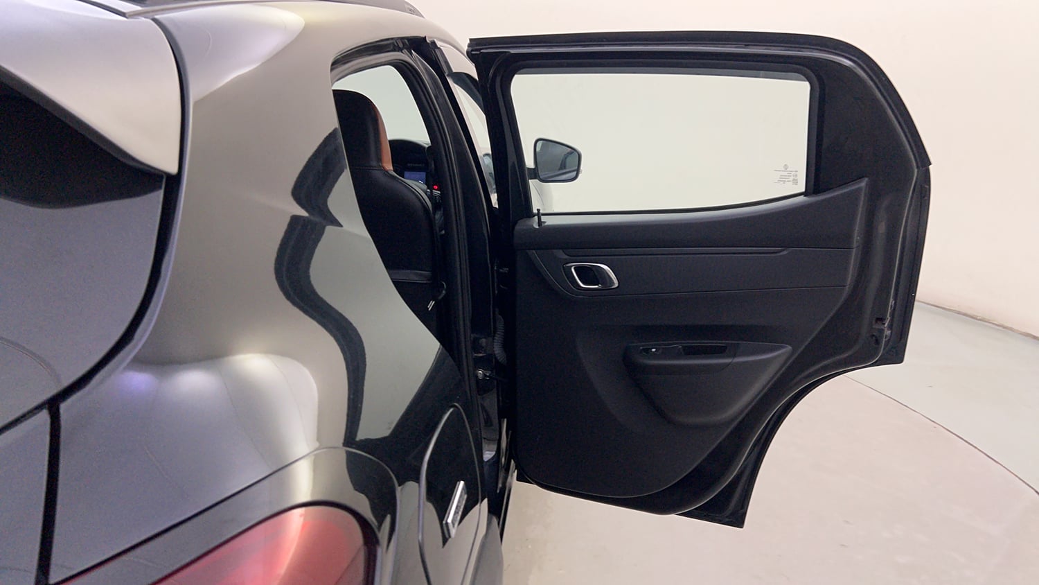 Used 2023 Renault Kwid CLIMBER AMT Urban Night Limited Edition Petrol Automatic interior RIGHT REAR DOOR OPEN VIEW