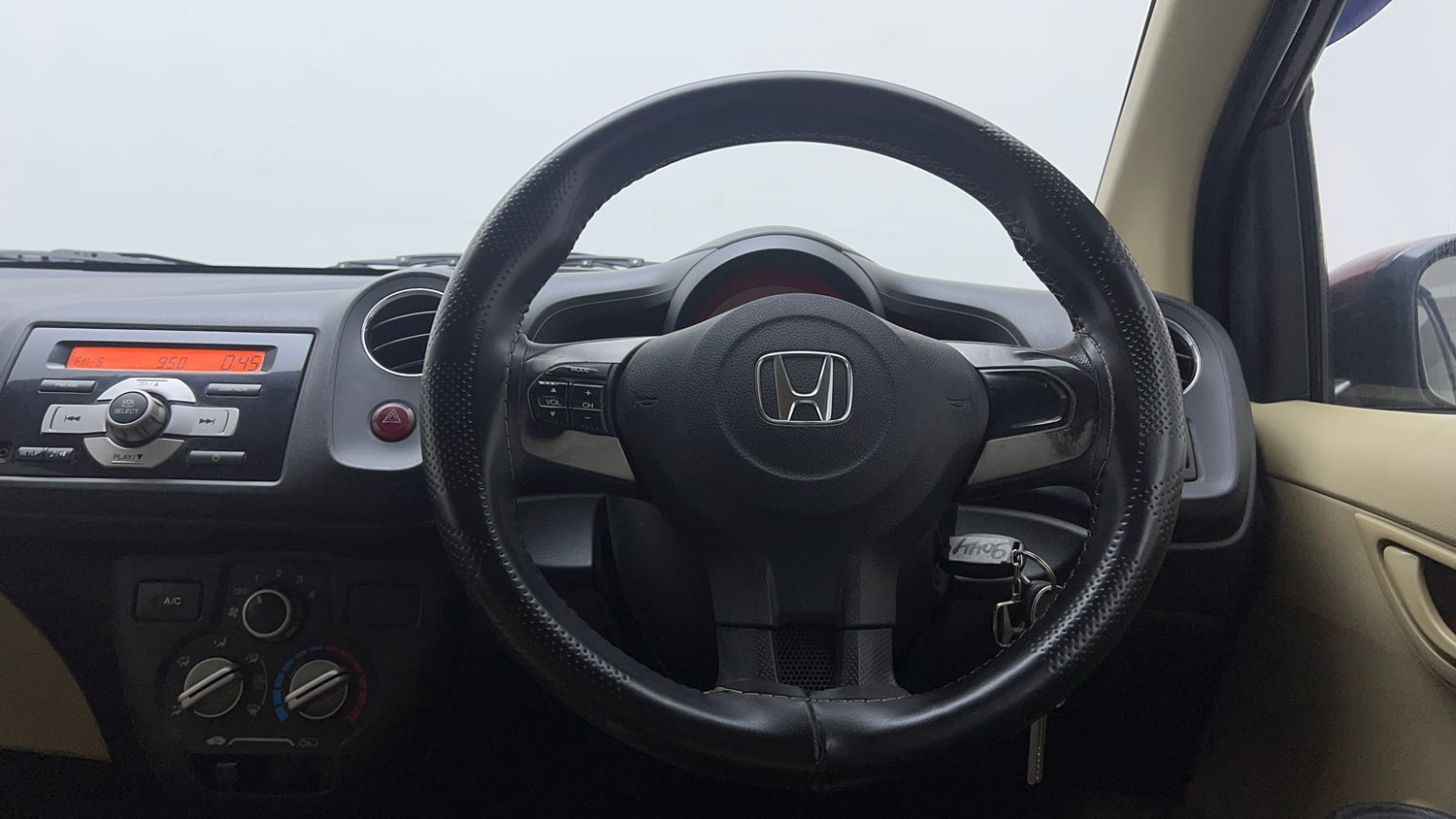 Used 2014 Honda Amaze 1.2 S i-VTEC Petrol Manual interior STEERING VIEW