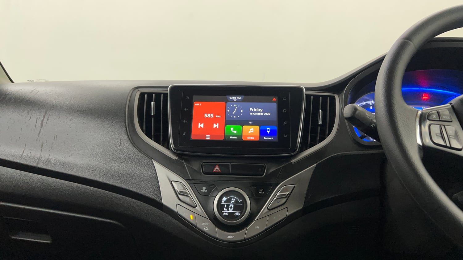 Used 2020 Maruti Suzuki Baleno Zeta Petrol Manual interior MUSIC SYSTEM & AC CONTROL VIEW