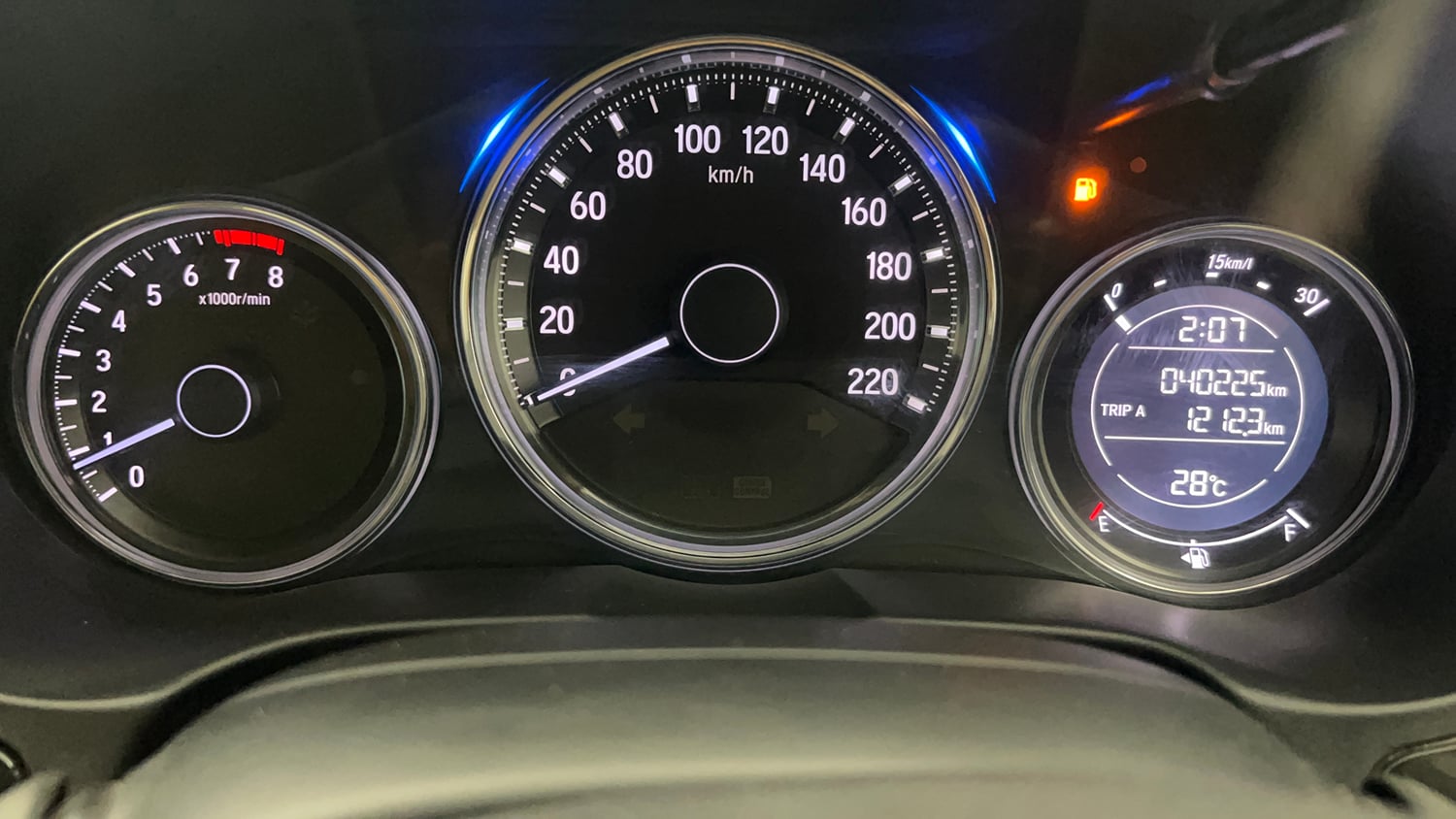 Used 2018 Honda City V Petrol Petrol Manual interior CLUSTERMETER VIEW