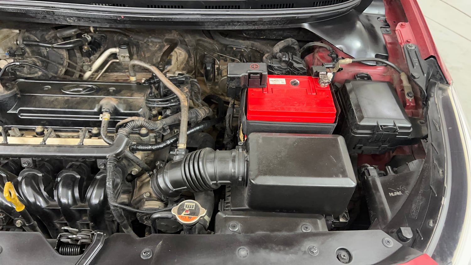 Used 2015 Hyundai Elite i20 Asta 1.2 Petrol Manual engine ENGINE LEFT SIDE VIEW