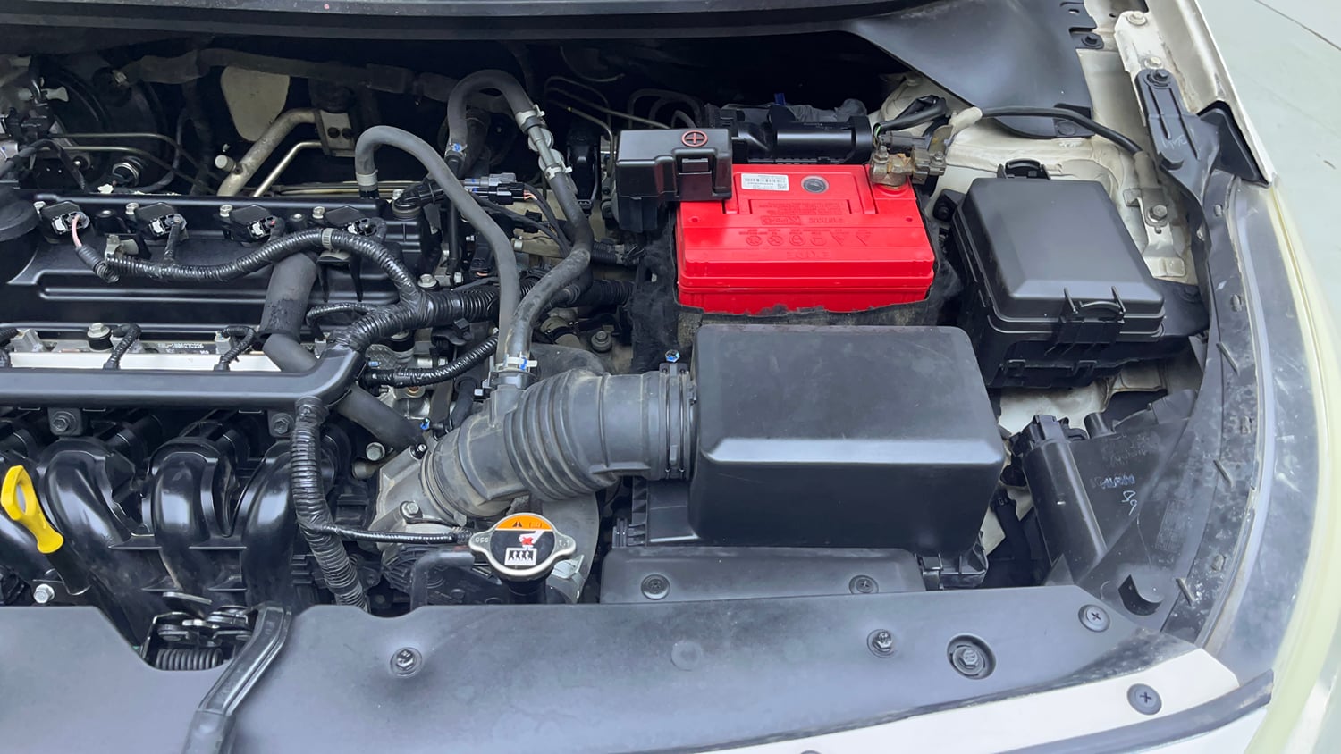 Used 2018 Hyundai Elite i20 Asta 1.2 AT Petrol Automatic engine ENGINE LEFT SIDE VIEW