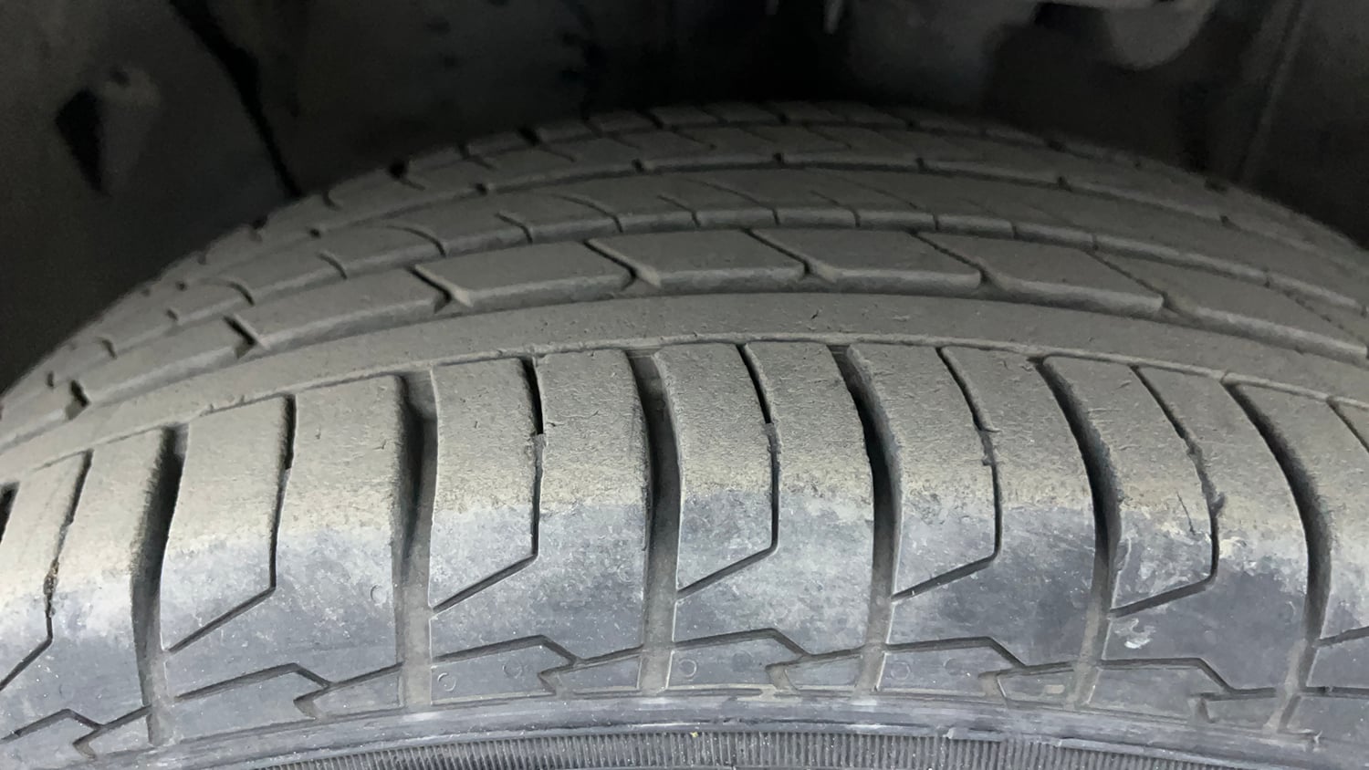 Used 2021 Hyundai Creta SX (O) 1.4 Turbo 7 DCT Petrol Automatic tyres LEFT FRONT TYRE TREAD VIEW