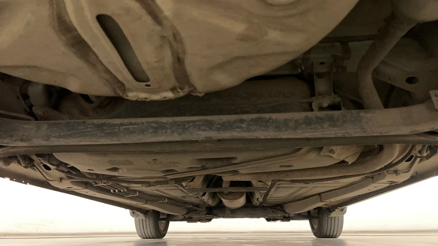 Used 2020 Maruti Suzuki Baleno Zeta Petrol Manual extra REAR UNDERBODY VIEW (TAKEN FROM REAR)