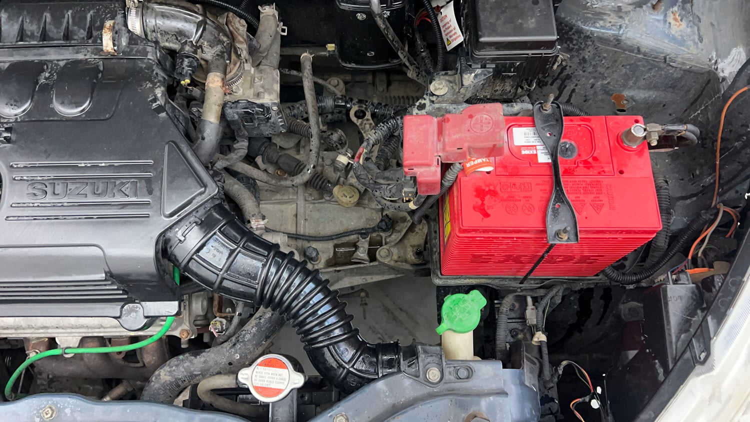 Used 2015 Maruti Suzuki Celerio ZXi Opt Petrol Manual engine ENGINE LEFT SIDE VIEW