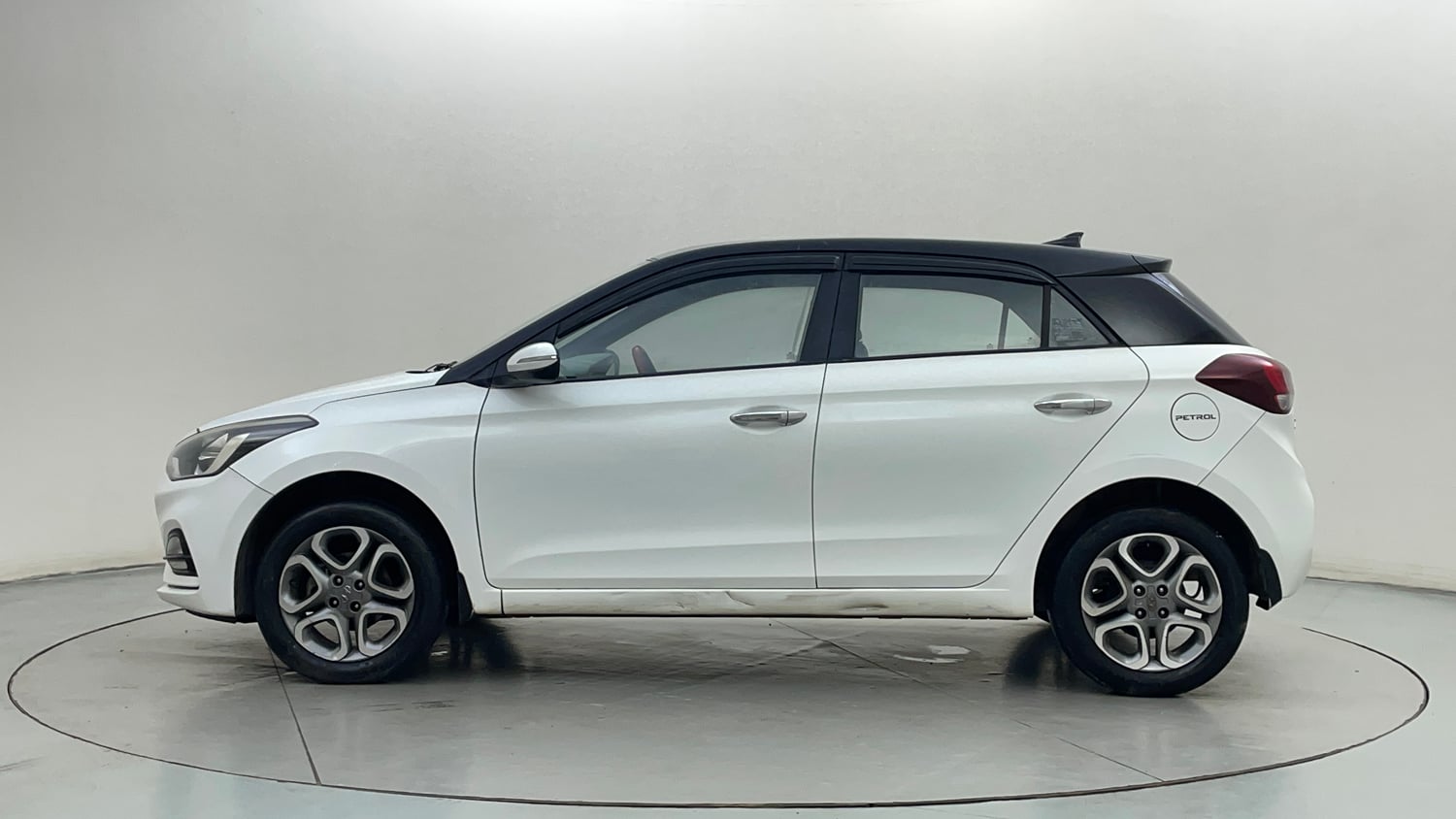 Used 2019 Hyundai Elite i20 Asta 1.2 Dual Tone Petrol Manual exterior LEFT SIDE VIEW