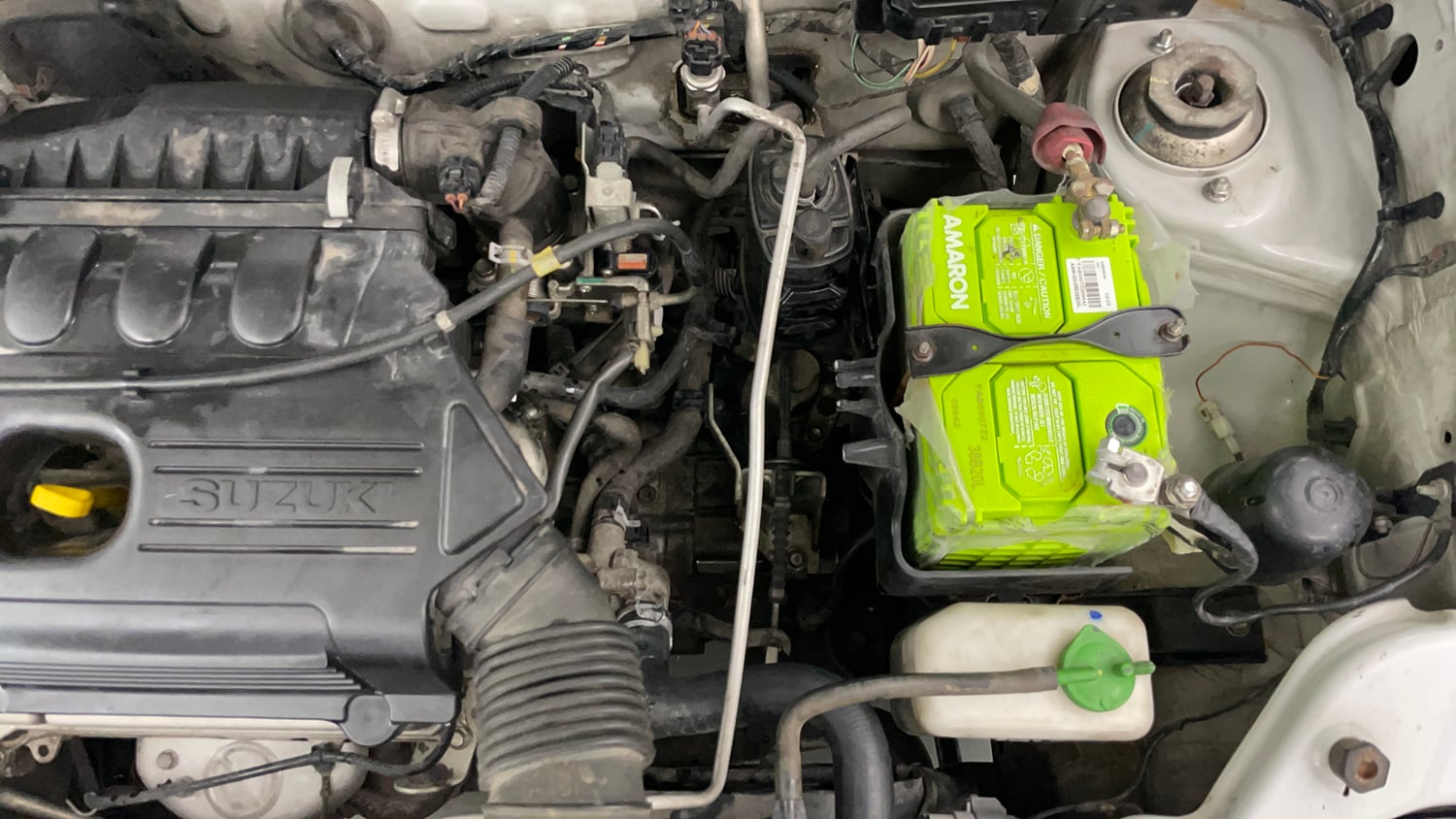 Used 2014 Maruti Suzuki Alto K10 VXi Petrol Manual engine ENGINE LEFT SIDE VIEW