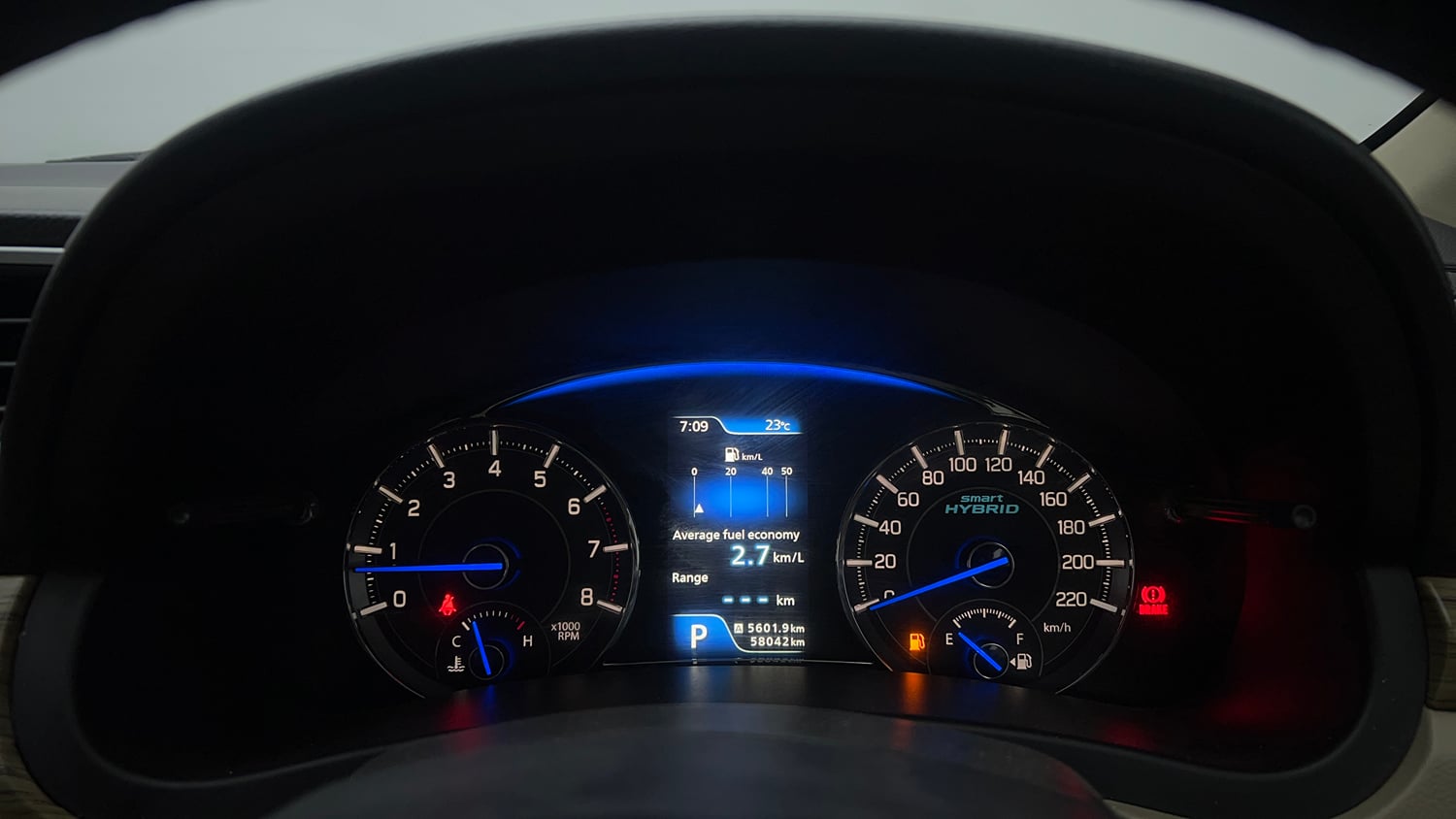 Used 2020 Maruti Suzuki Ciaz Delta Hybrid 1.5 AT Petrol Automatic interior CLUSTERMETER VIEW