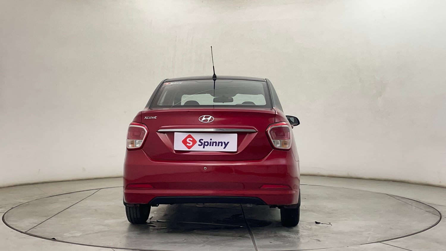 Used 2014 Hyundai Xcent S 1.2 (O) Petrol Manual exterior BACK VIEW