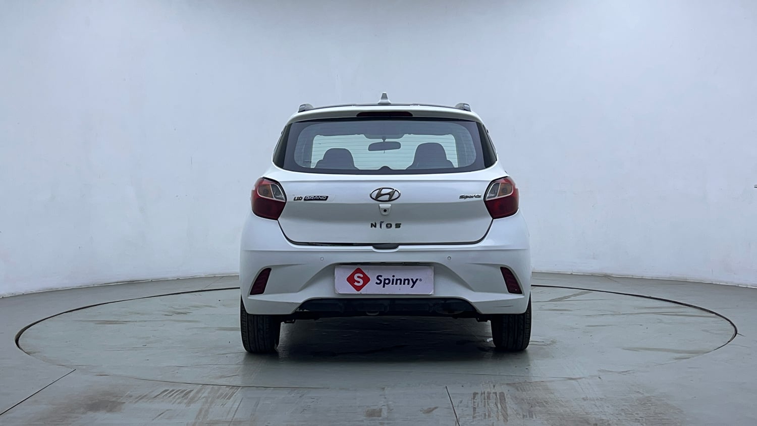 Used 2020 Hyundai Grand i10 Nios Sportz 1.2 Kappa VTVT Petrol Manual exterior BACK VIEW