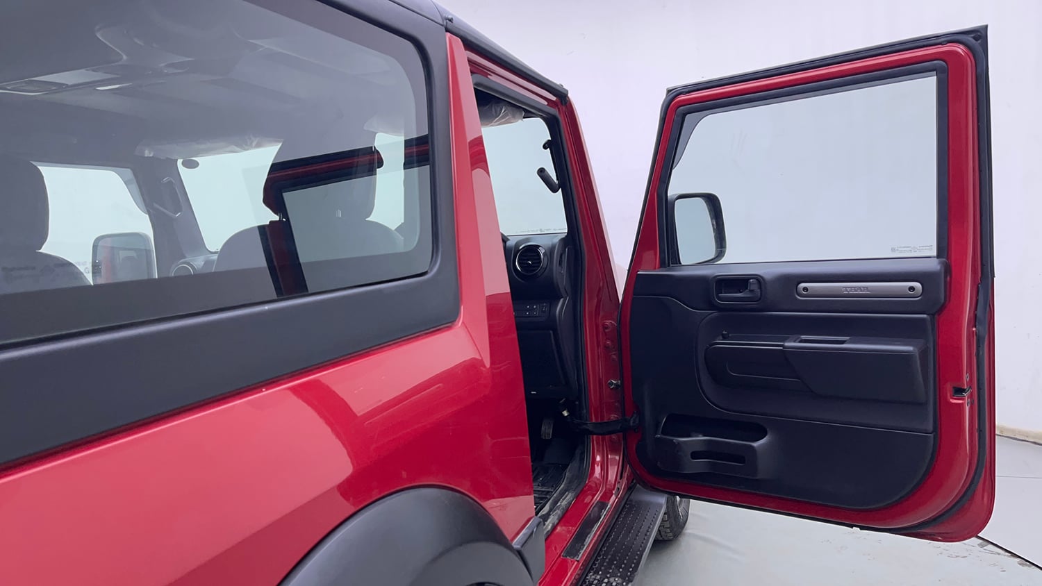 Used 2023 Mahindra Thar LX Hard Top Petrol MT 4WD Petrol Manual interior RIGHT FRONT DOOR OPEN VIEW