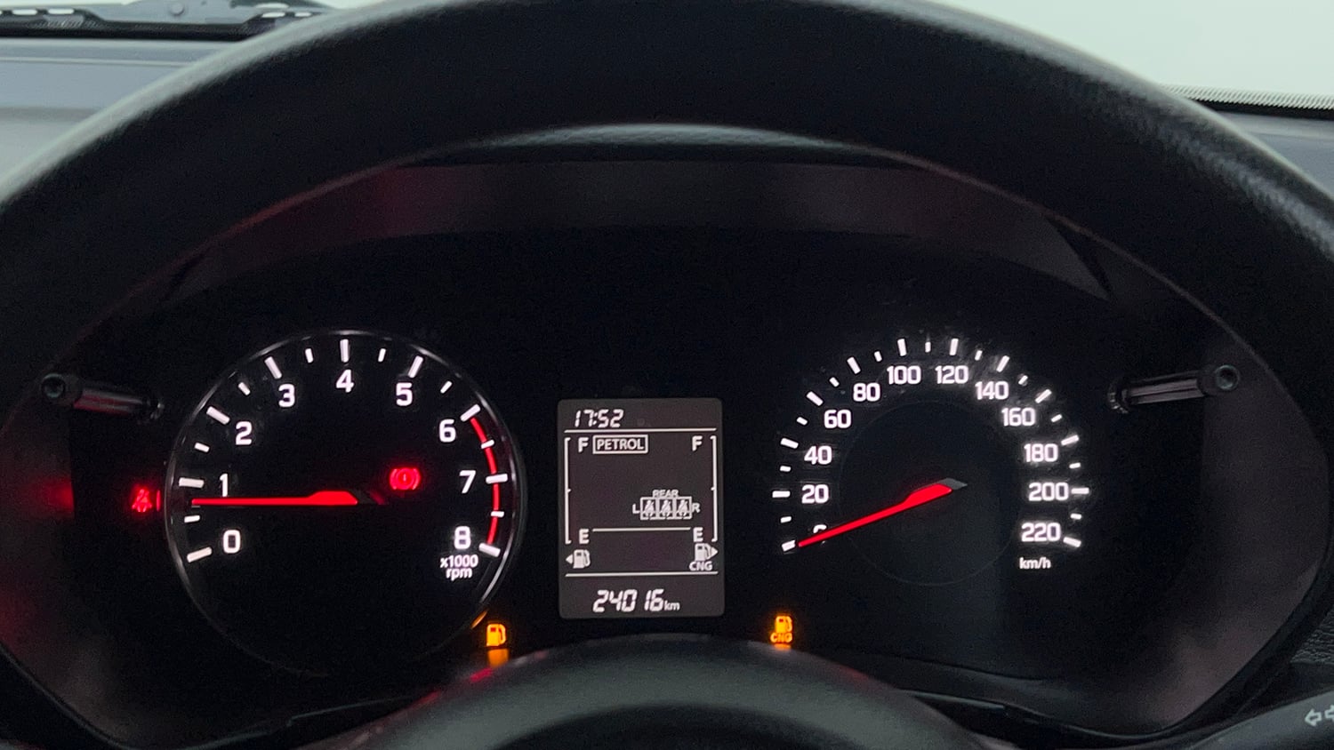 Used 2025 Maruti Suzuki Swift VXi CNG Cng Manual interior CLUSTERMETER VIEW