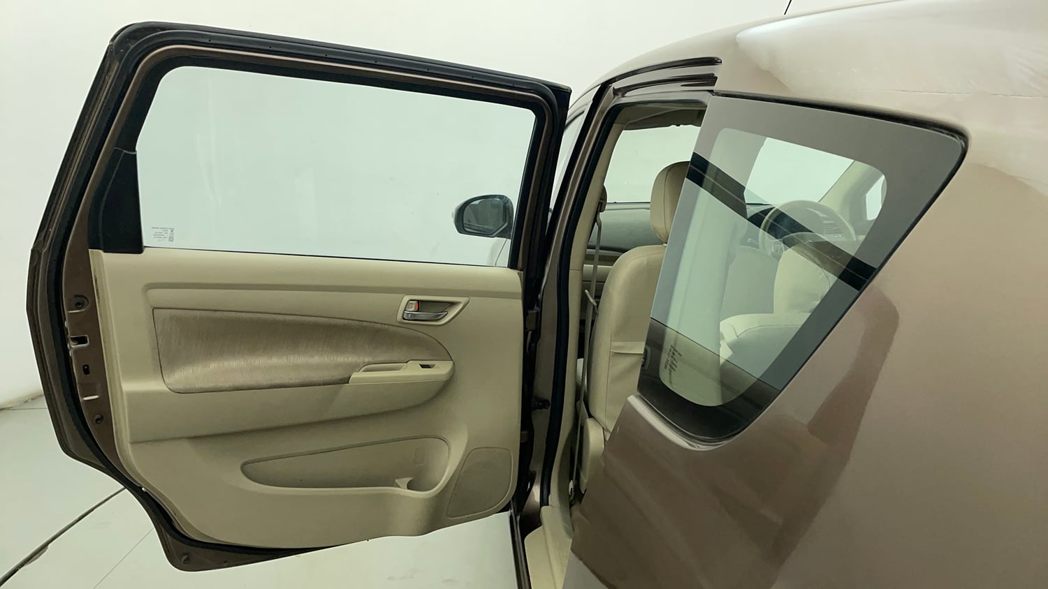 Used 2013 Maruti Suzuki Ertiga ZXi Petrol Manual interior LEFT REAR DOOR OPEN VIEW