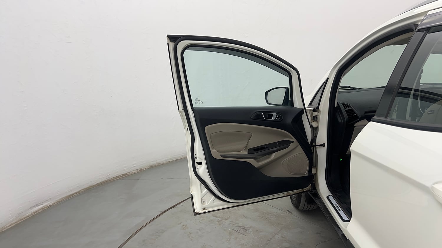 Used 2021 Ford EcoSport Titanium Plus 1.5L Ti-VCT AT Petrol Automatic interior LEFT FRONT DOOR OPEN VIEW