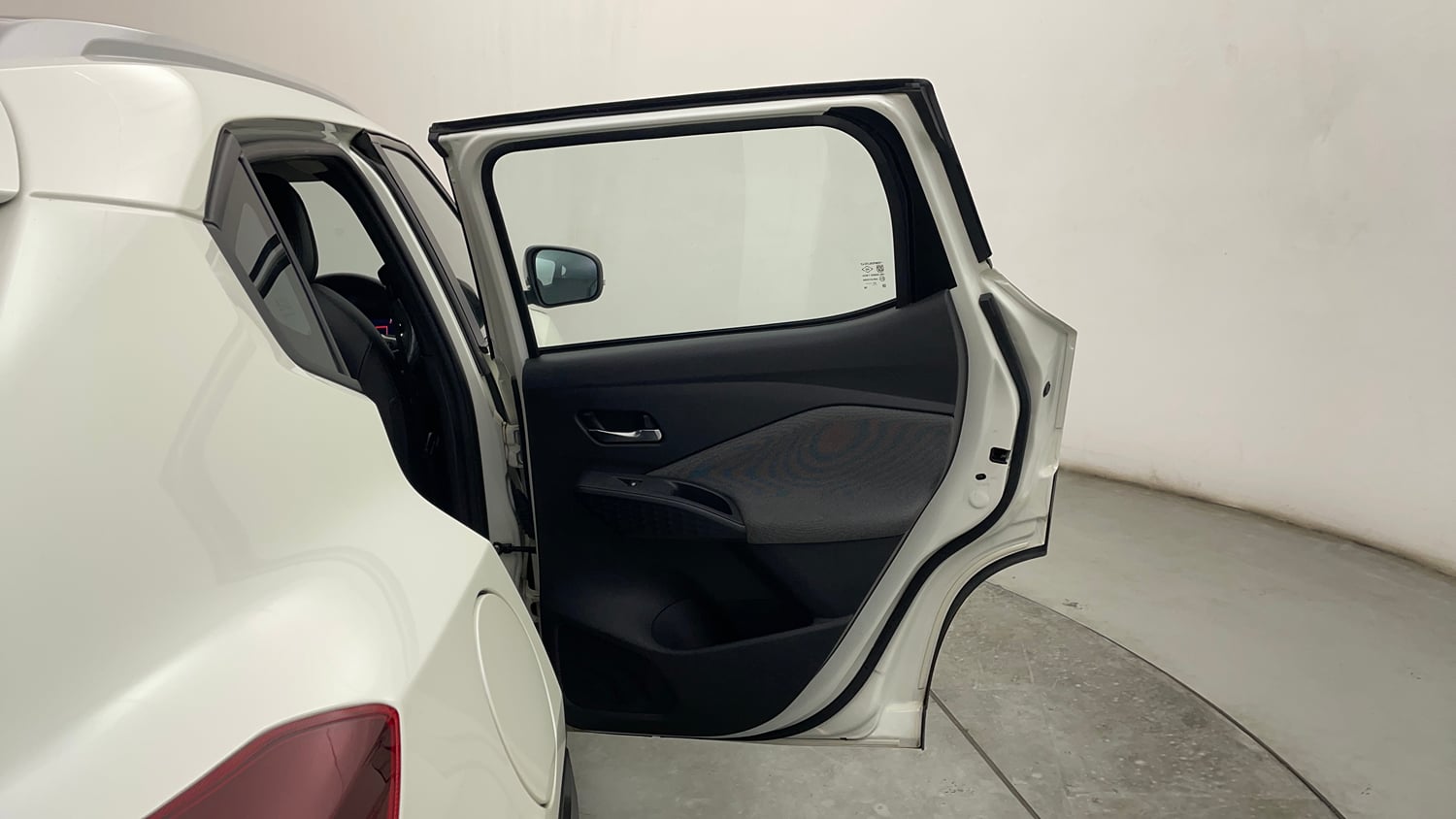 Used 2025 Nissan Magnite N-Connecta HRAO 1.0 Turbo Petrol CVT Petrol Automatic interior RIGHT REAR DOOR OPEN VIEW