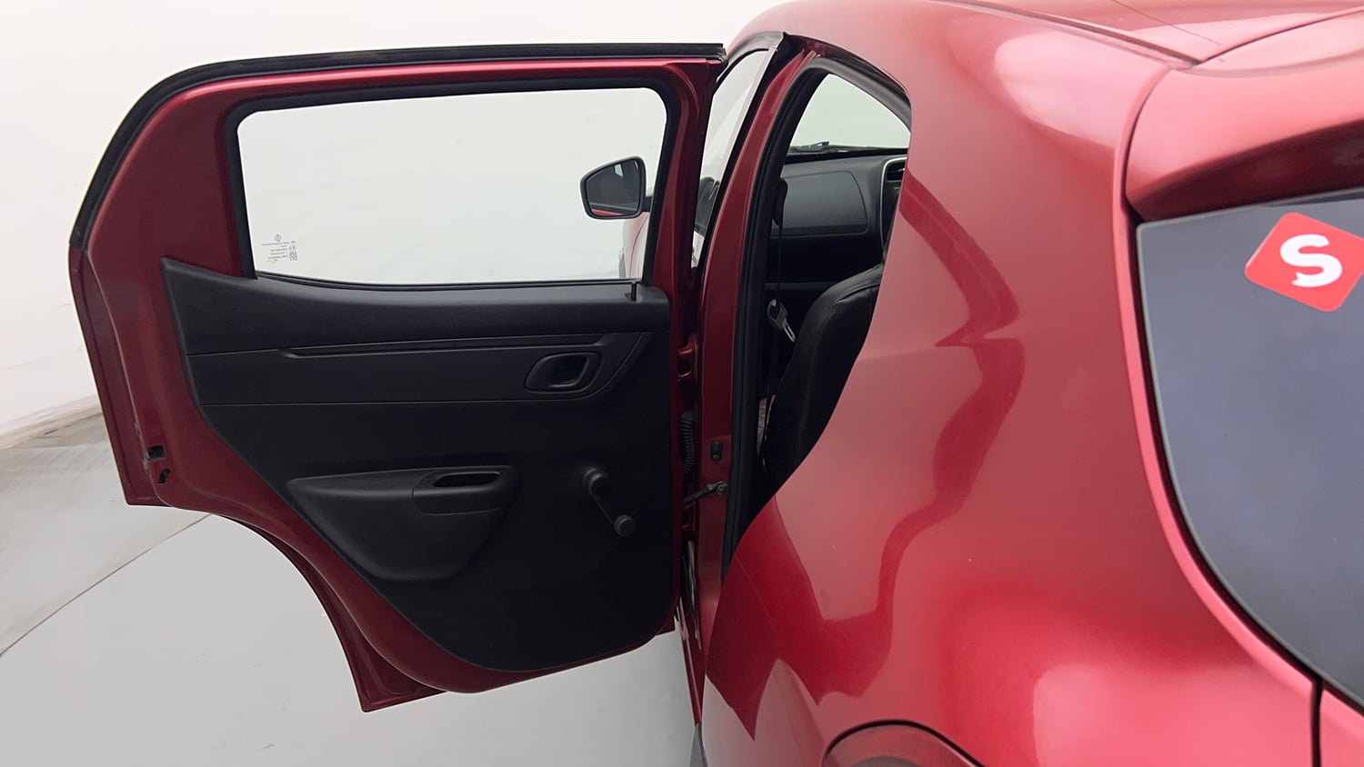 Used 2018 Renault Kwid RXL Petrol Manual interior LEFT REAR DOOR OPEN VIEW