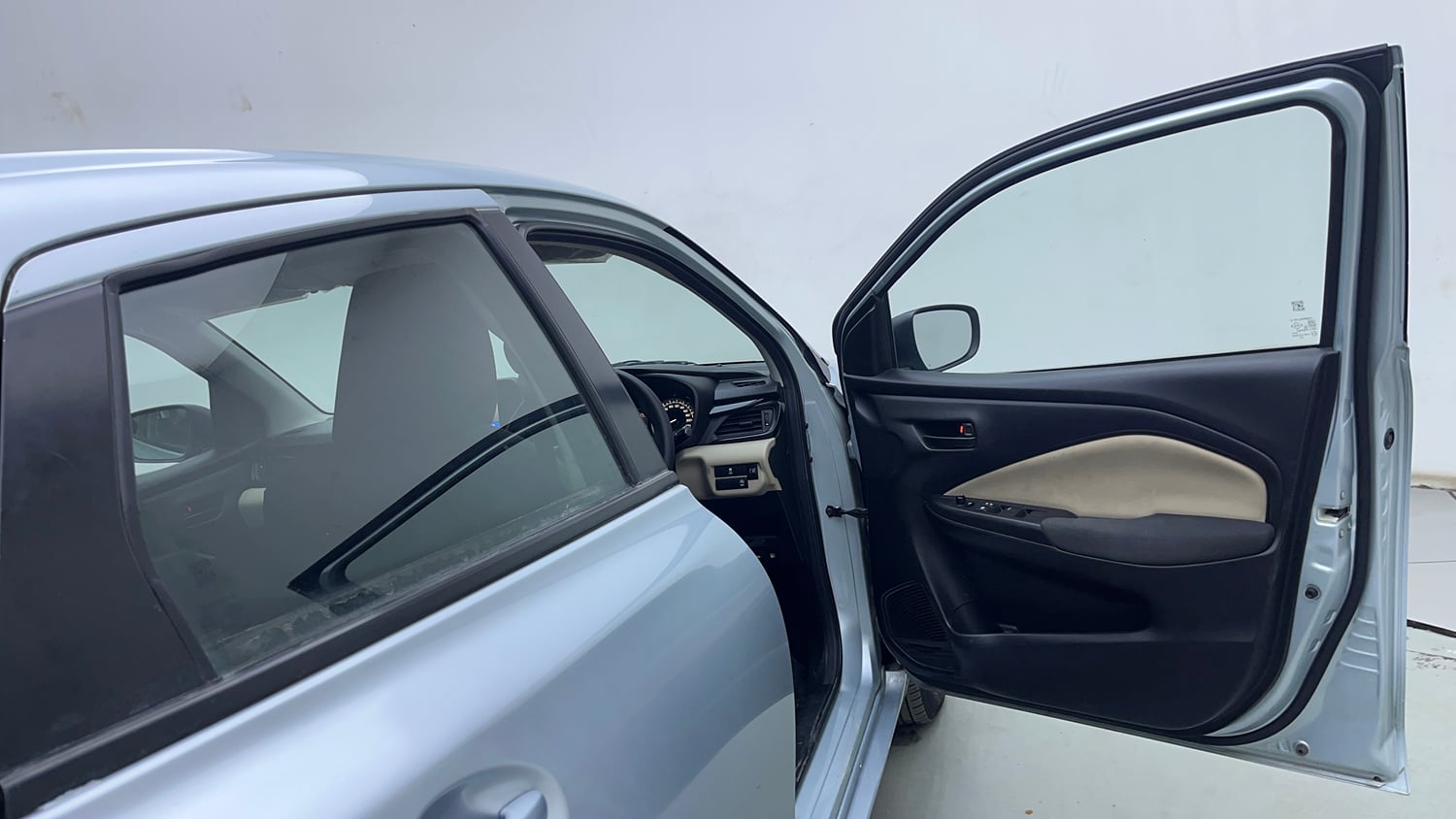 Used 2024 Toyota Glanza S AMT Petrol Automatic interior RIGHT FRONT DOOR OPEN VIEW