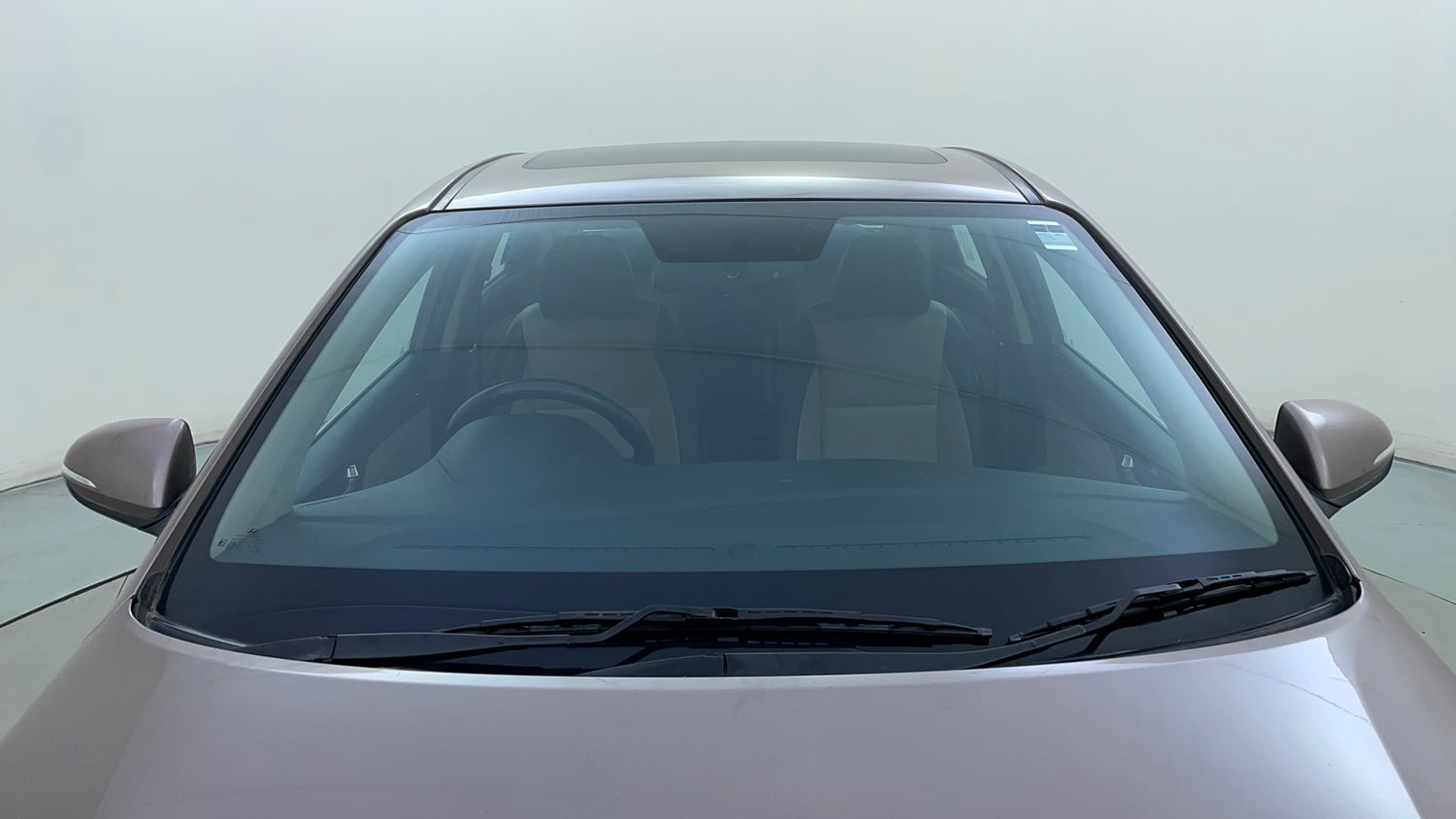 Used 2019 Hyundai Verna SX (O)1.6 VTVT Petrol Manual exterior FRONT WINDSHIELD VIEW