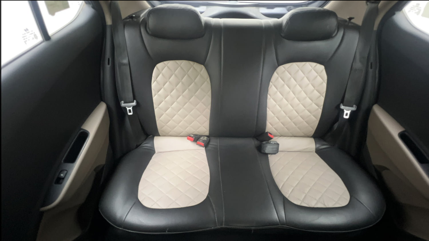 Used 2017 Hyundai Grand i10 Sportz 1.2 Kappa VTVT Petrol Manual interior REAR SEAT CONDITION VIEW