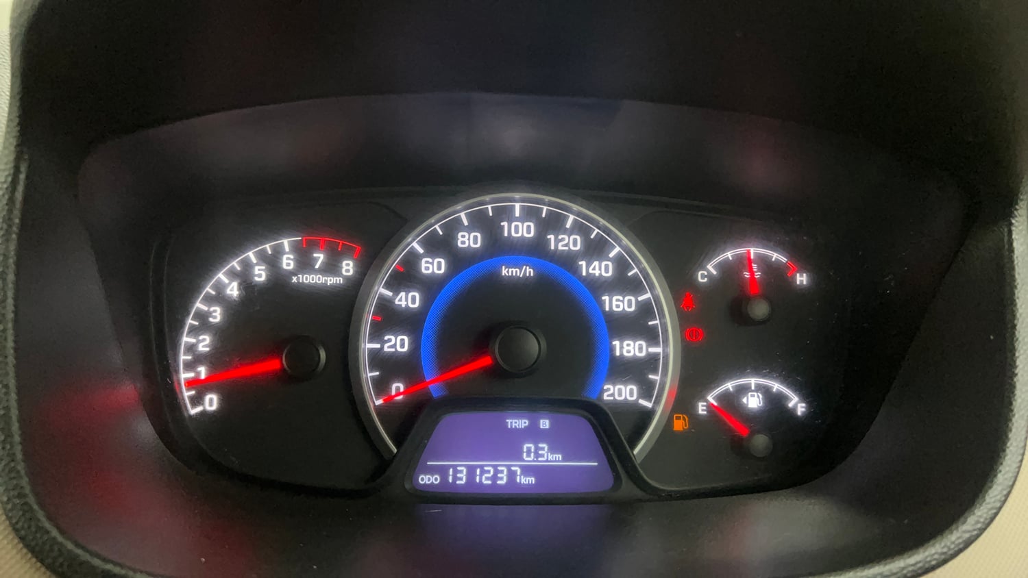 Used 2014 Hyundai Grand i10 Asta 1.2 Kappa VTVT (O) Petrol Manual interior CLUSTERMETER VIEW