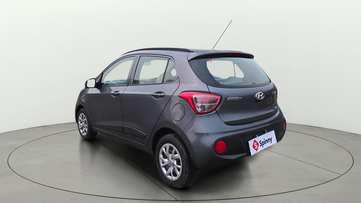 Used 2018 Hyundai Grand i10 Sportz (O) 1.2 Kappa VTVT Petrol Manual exterior LEFT REAR CORNER VIEW
