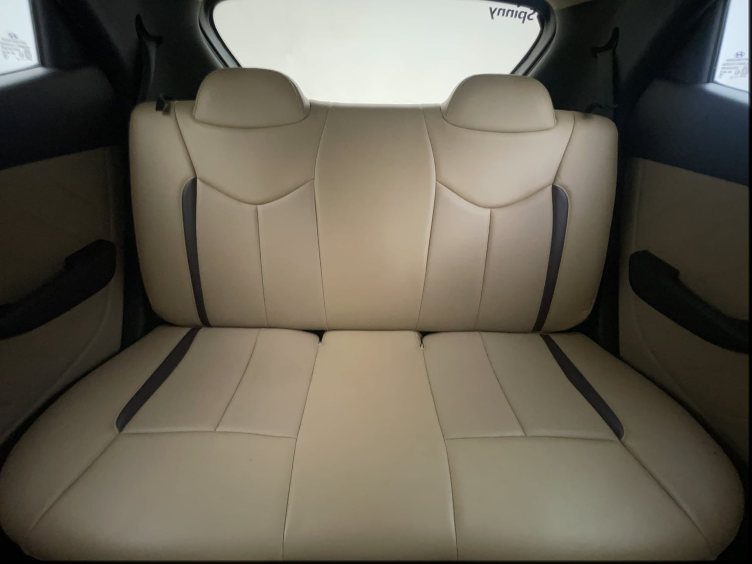 Used 2018 Hyundai Eon Sportz Petrol Manual interior REAR SEAT CONDITION VIEW