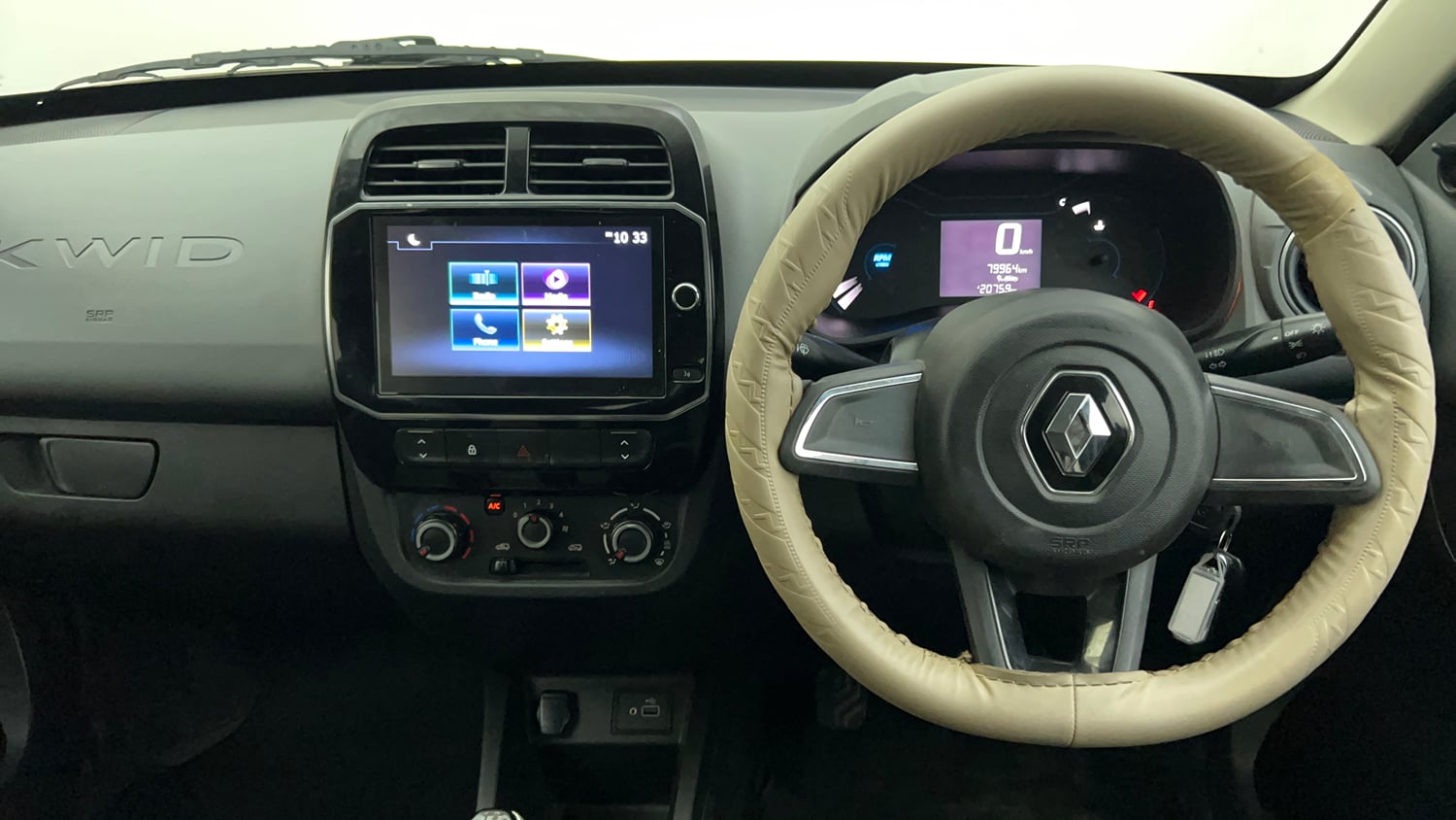 Used 2020 Renault Kwid RXT 1.0 Opt Petrol Manual interior STEERING VIEW