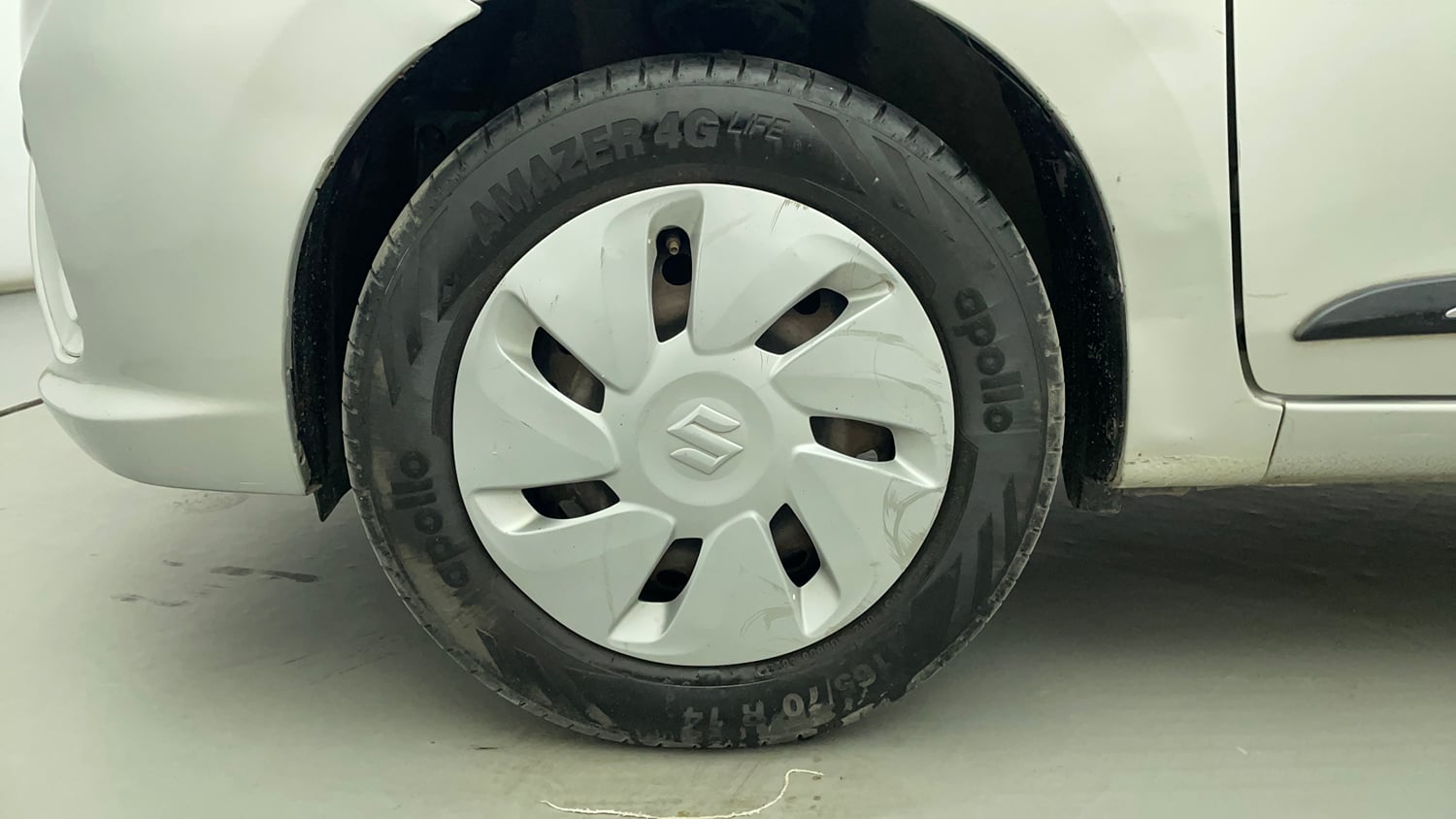 Used 2019 Maruti Suzuki Celerio ZXi (O) AMT Petrol Automatic tyres LEFT FRONT TYRE RIM VIEW