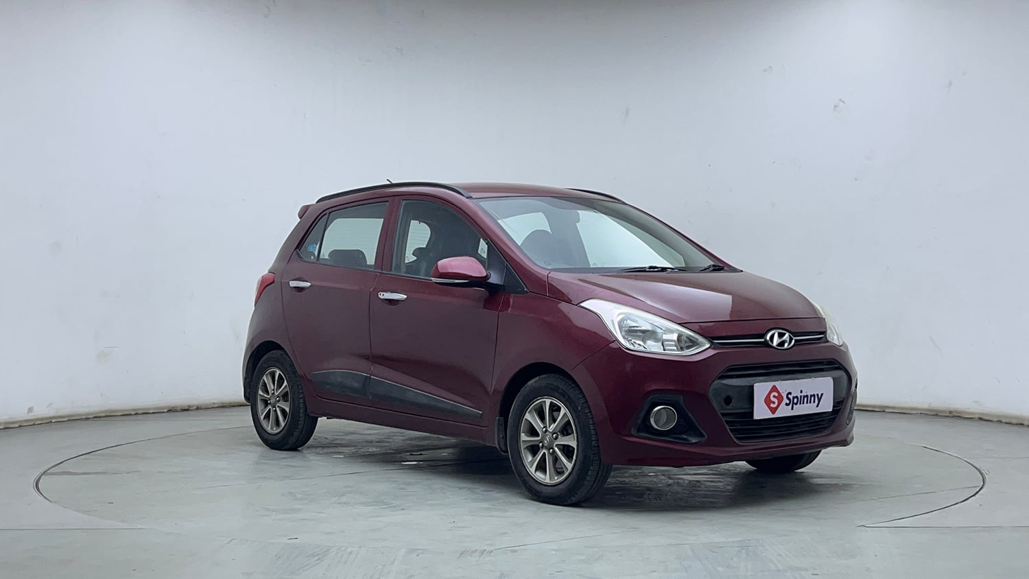 Used 2014 Hyundai Grand i10 Asta 1.2 Kappa VTVT Petrol Manual exterior RIGHT FRONT CORNER VIEW