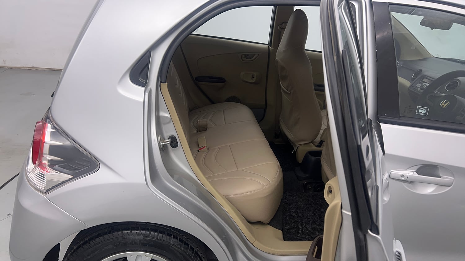 Used 2013 Honda Brio S MT Petrol Manual interior RIGHT SIDE REAR DOOR CABIN VIEW