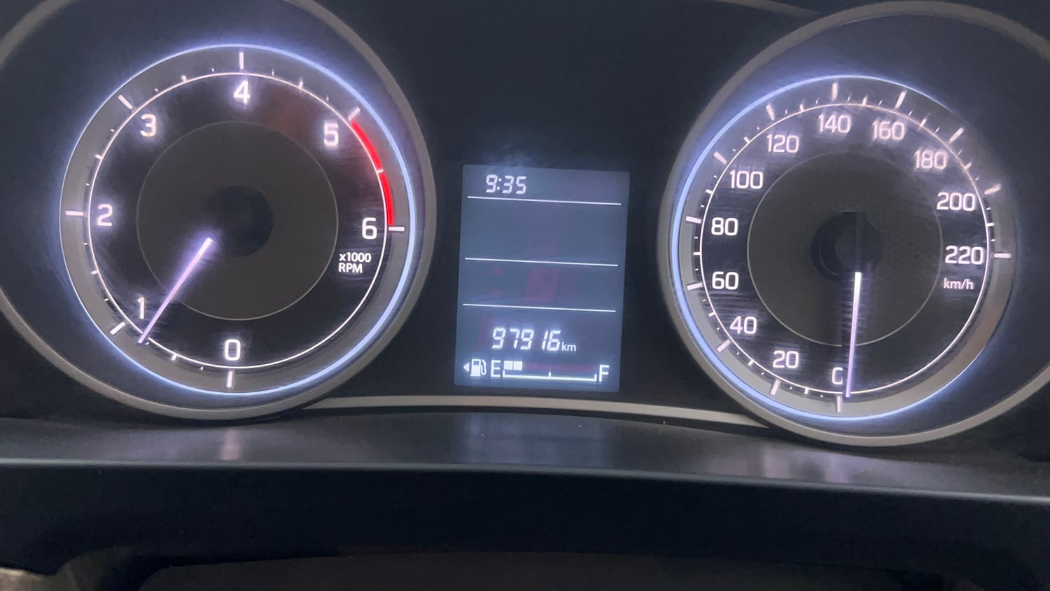 Used 2019 Maruti Suzuki Dzire VDi Diesel Manual interior CLUSTERMETER VIEW