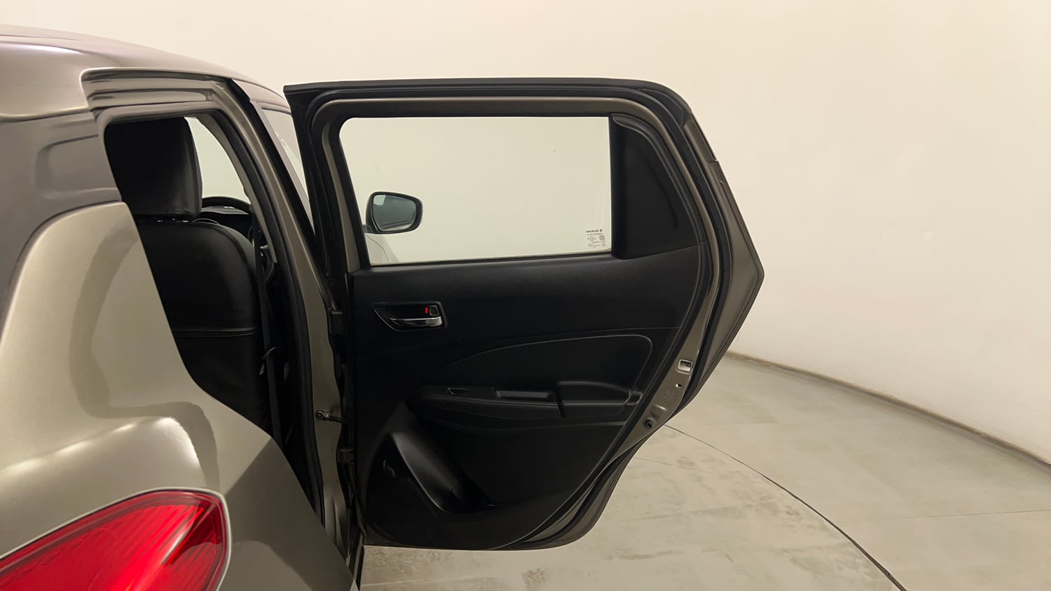 Used 2020 Maruti Suzuki Swift VXi AMT Petrol Automatic interior RIGHT REAR DOOR OPEN VIEW