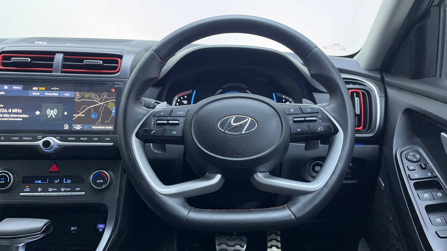 Used 2021 Hyundai Creta SX (O) 1.4 Turbo 7 DCT Petrol Automatic interior STEERING VIEW