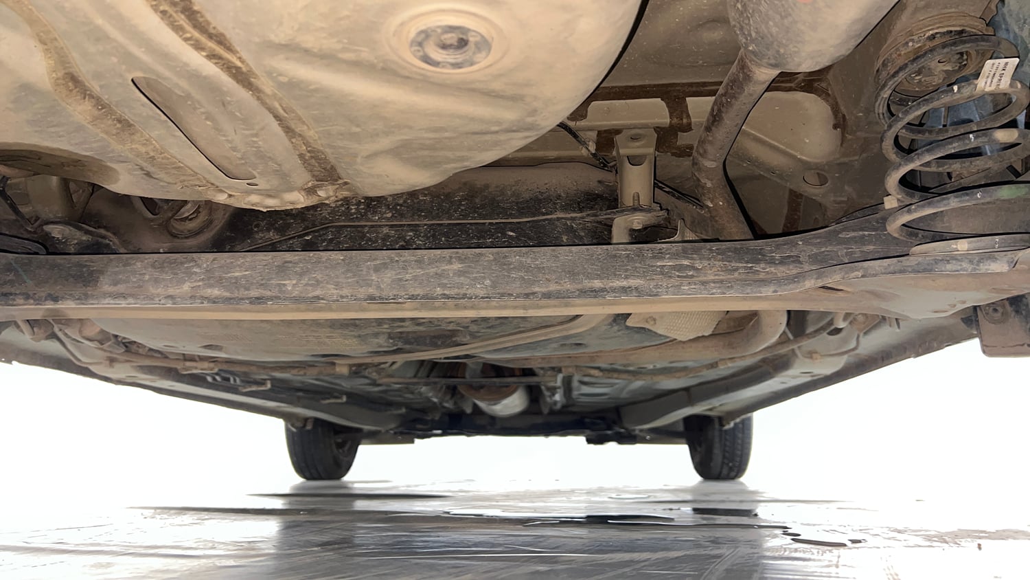 Used 2018 Maruti Suzuki Swift VXi Petrol Manual extra REAR UNDERBODY VIEW (TAKEN FROM REAR)