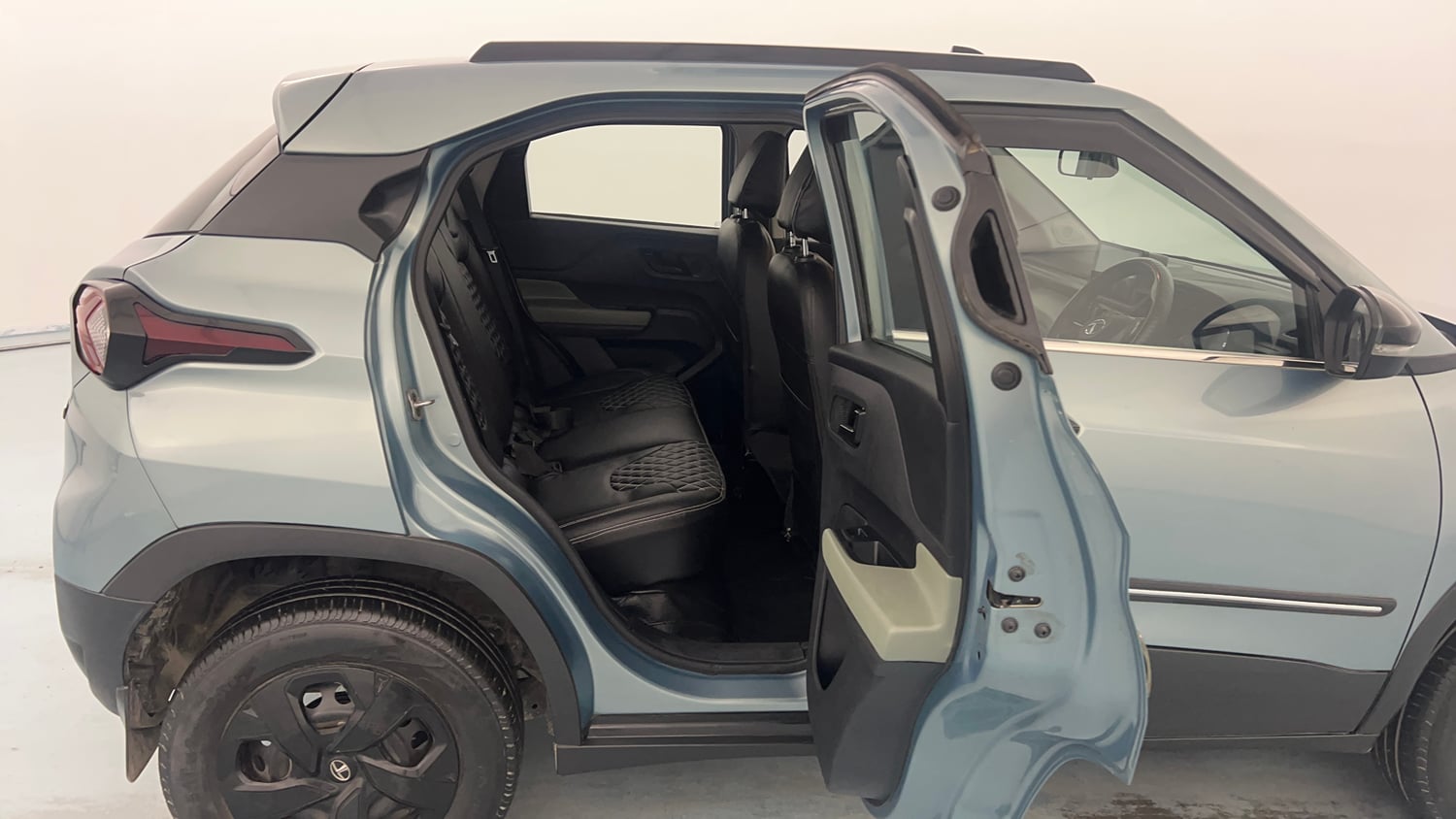 Used 2022 Tata Punch Adventure MT Petrol Manual interior RIGHT SIDE REAR DOOR CABIN VIEW