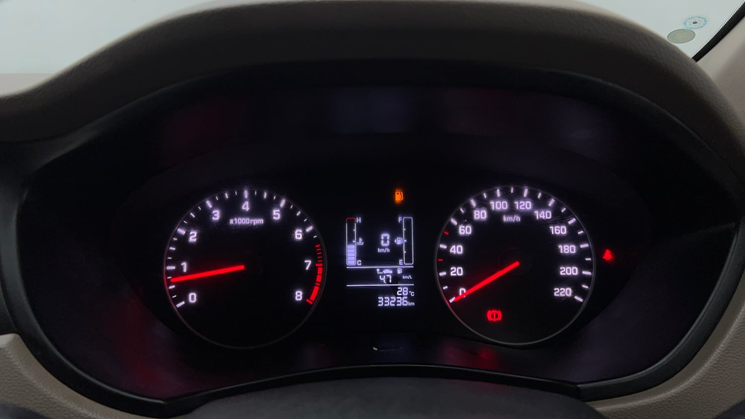 Used 2019 Hyundai Elite i20 Magna Plus 1.2 Petrol Manual interior CLUSTERMETER VIEW