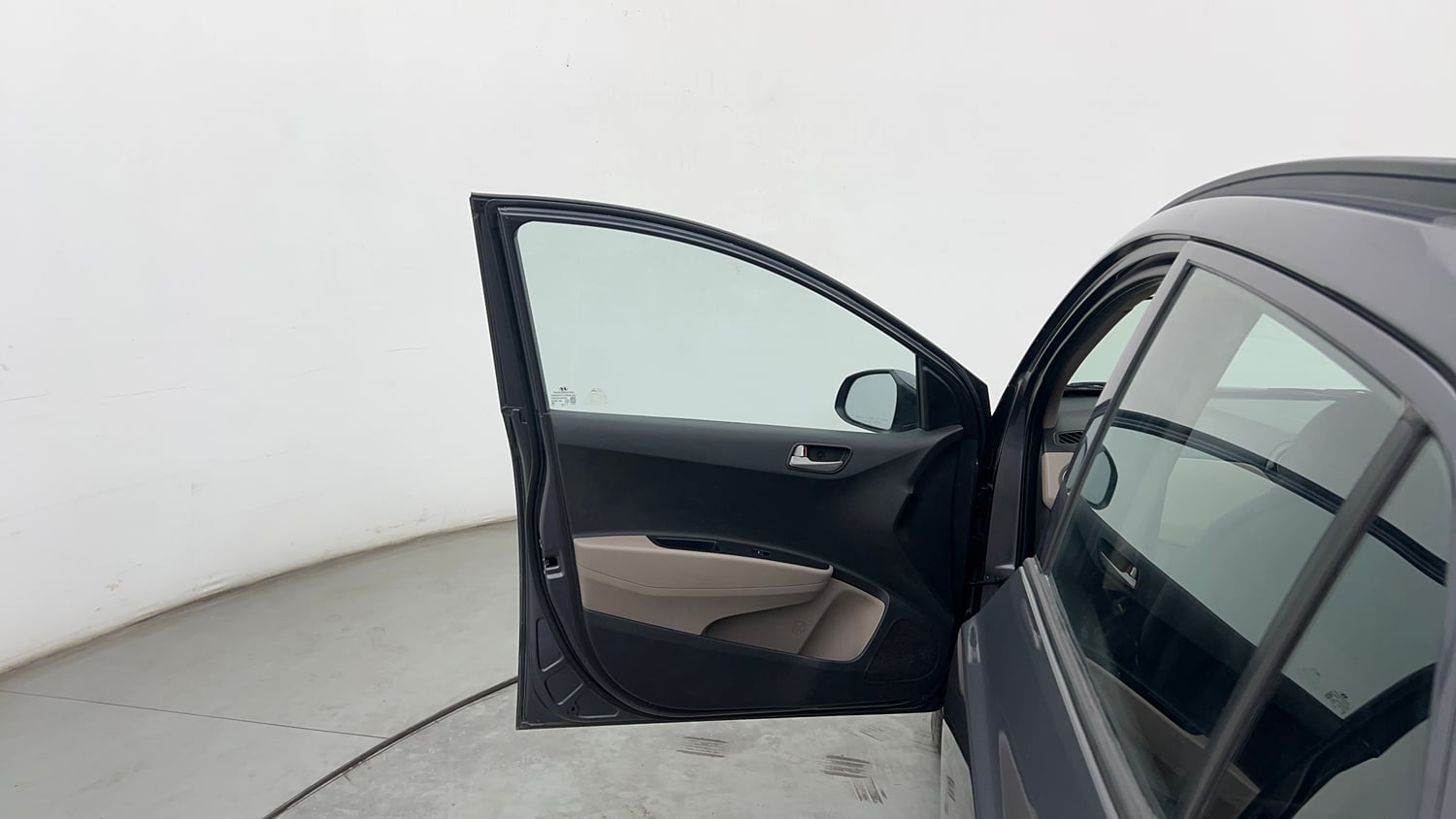 Used 2014 Hyundai Grand i10 Asta 1.2 Kappa VTVT (O) Petrol Manual interior LEFT FRONT DOOR OPEN VIEW