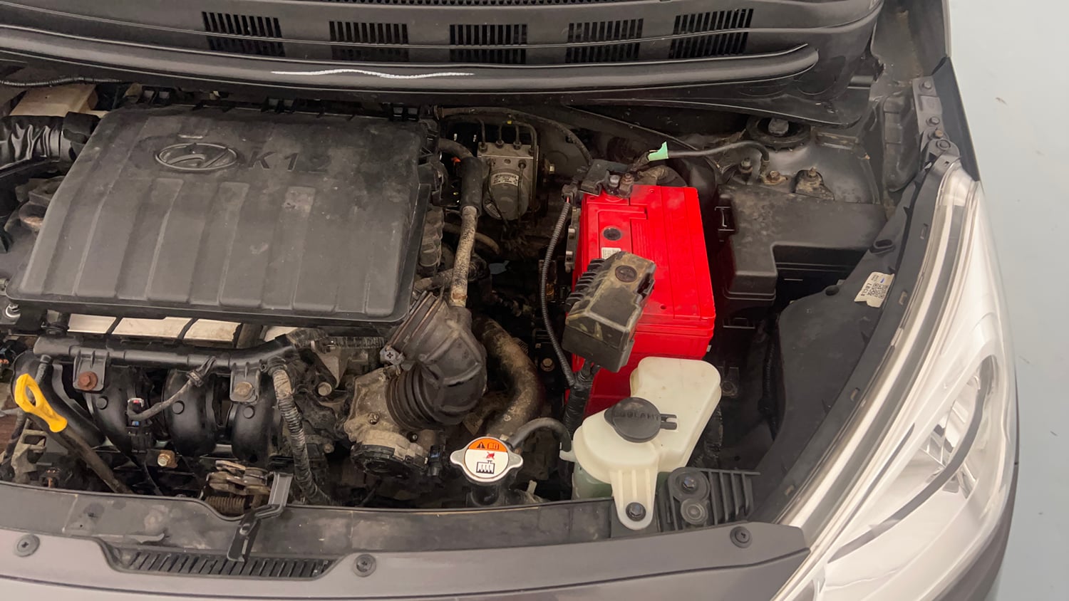 Used 2020 Hyundai Grand i10 Sportz 1.2 Kappa VTVT Petrol Manual engine ENGINE LEFT SIDE VIEW