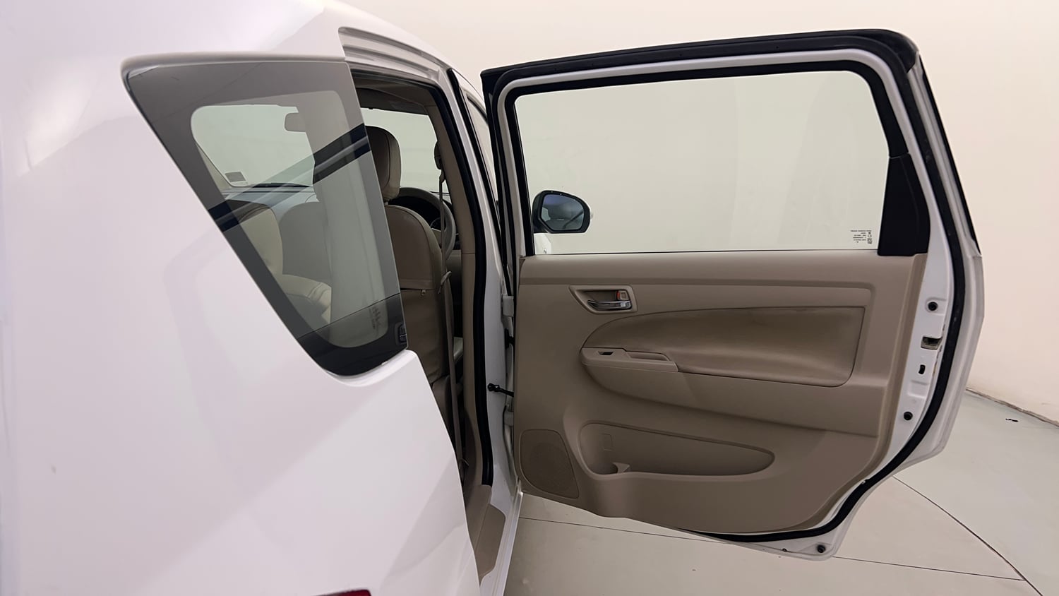 Used 2016 Maruti Suzuki Ertiga ZXI Petrol Manual interior RIGHT REAR DOOR OPEN VIEW