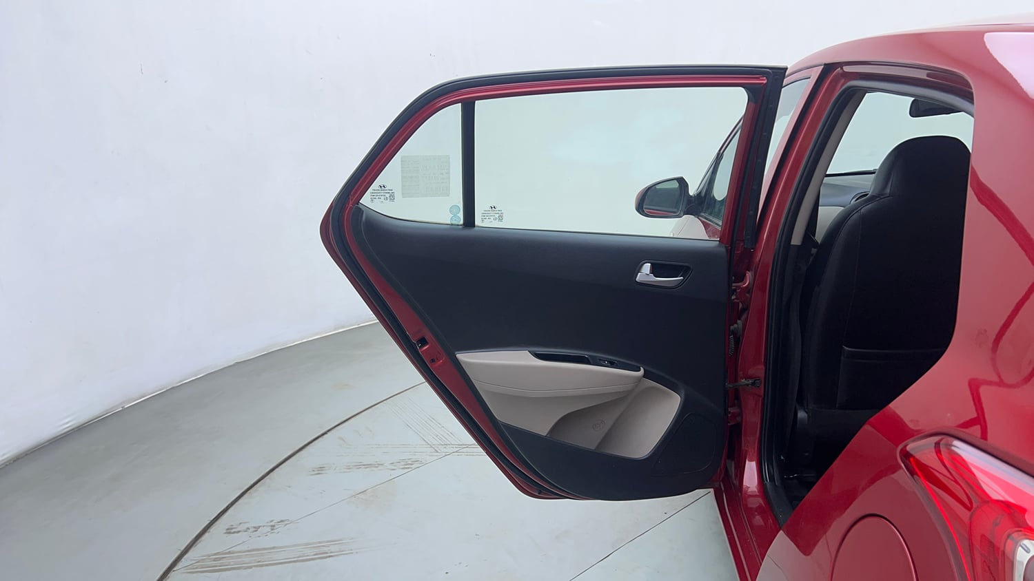 Used 2018 Hyundai Grand i10 Sportz 1.2 Kappa VTVT Petrol Manual interior LEFT REAR DOOR OPEN VIEW